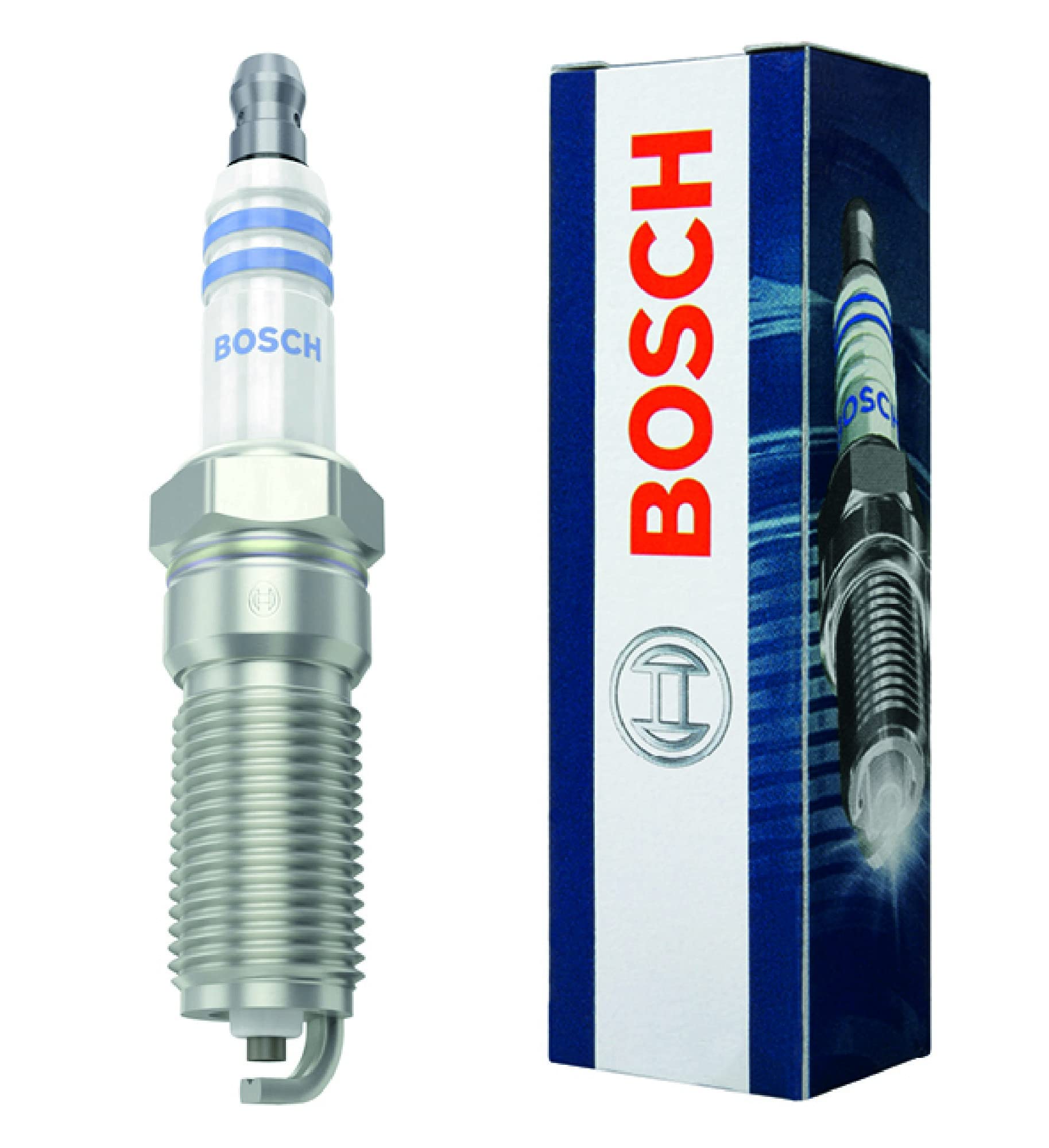 Bosch HR7MEV Nickel Spark Plug - High Performance Replacement for Cars, Trucks & SUVs - Ideal for Daily Commuting & Highway Driving