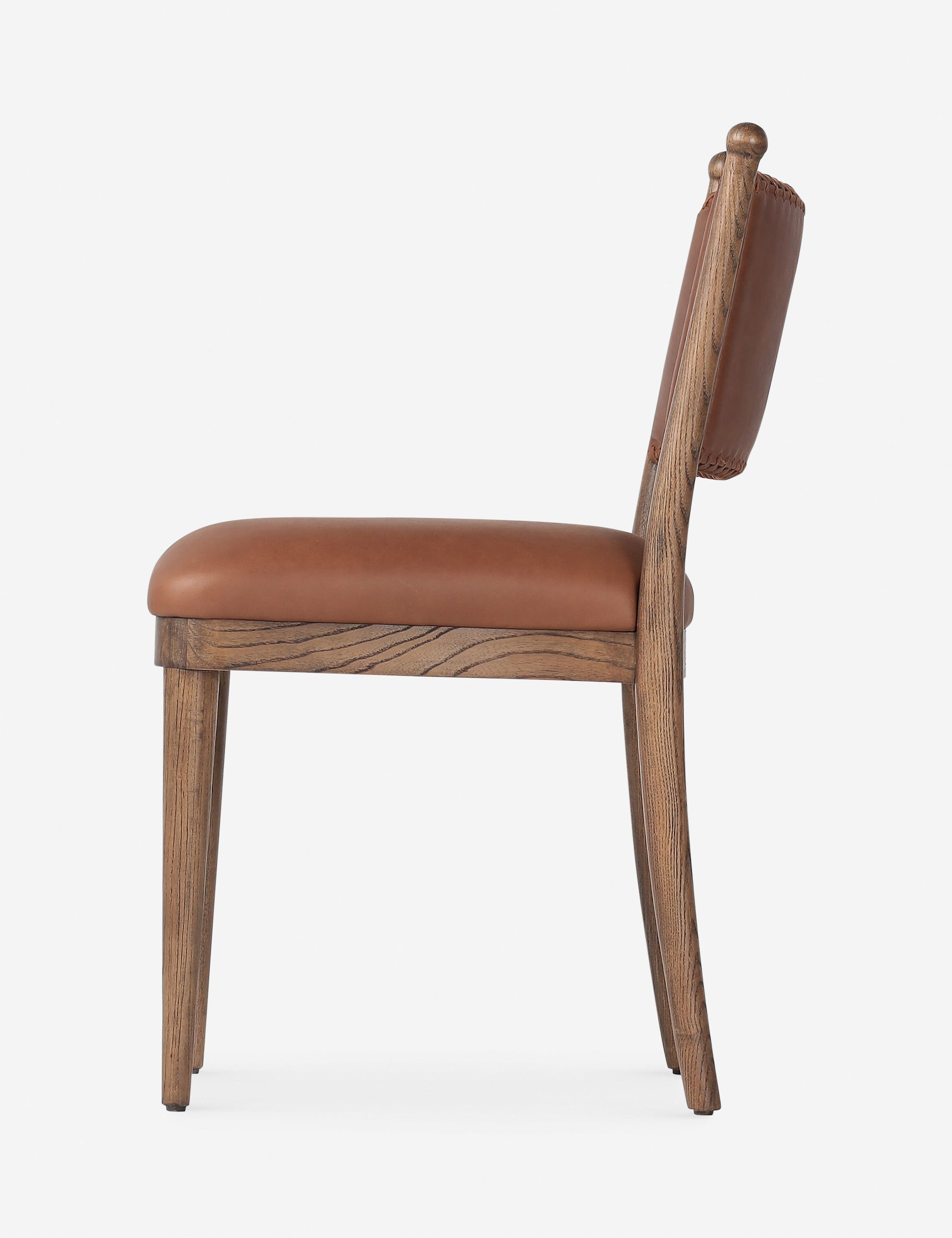 Bella Dining Chair by Amber Lewis x Four Hands - Modern Farmhouse Style Wooden Chair for Kitchen, Dining Room & Home Decor