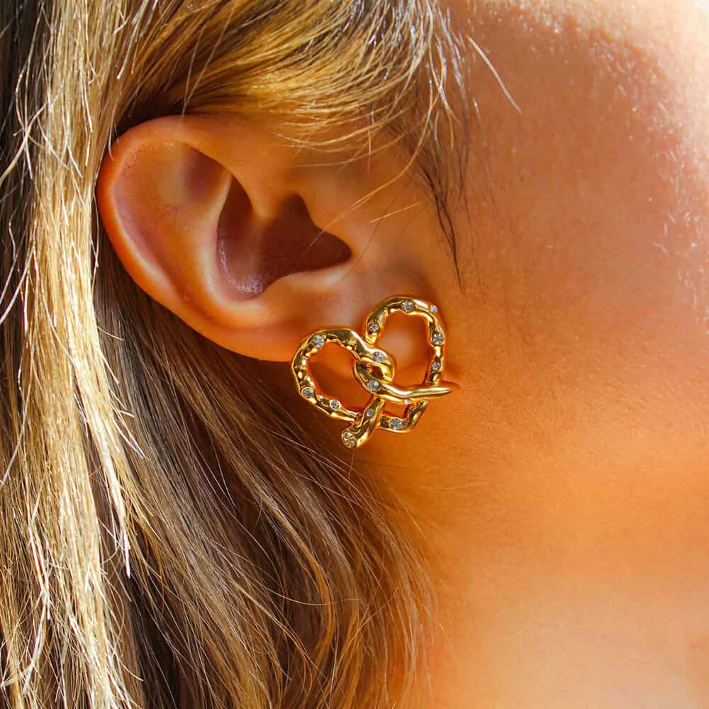 Stylish Baguette Stud Earrings | A2844 | Perfect for Everyday Wear & Special Occasions