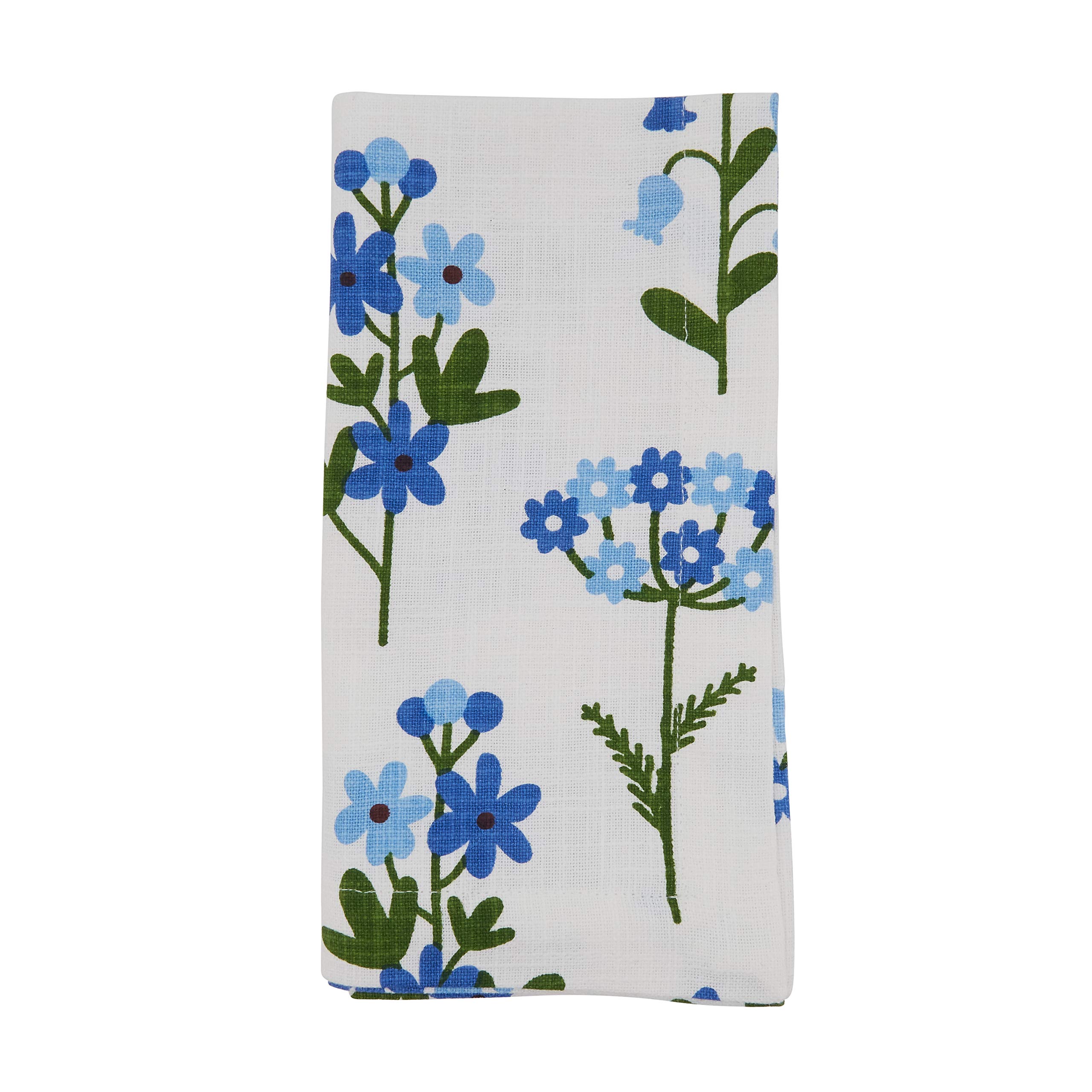Floral Design Table Napkins Set of 4 - Elegant Cotton Dinner Napkins for Wedding, Party & Home Decor - Perfect for Dining, Entertaining & Special Occasions