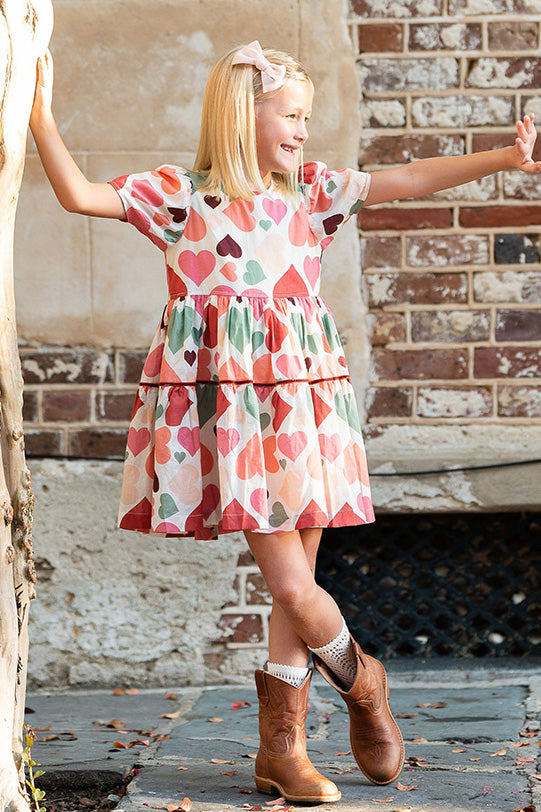 Girls Pink Chicken Julesy Dress - Cute & Comfortable Toddler Outfit for Parties, Playdates & Special Occasions