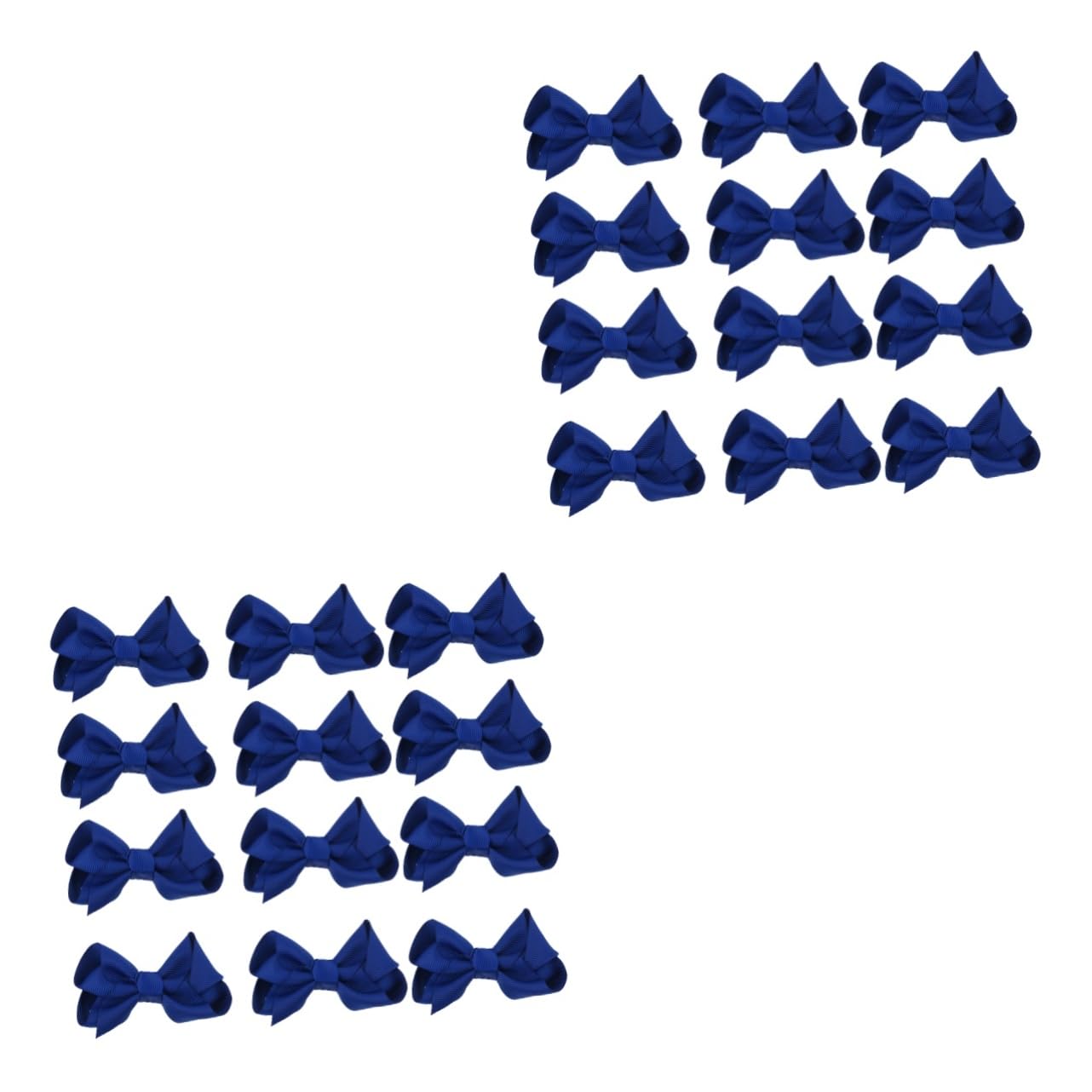 Abaodam Baby Hair Bows - 12 PCS Grosgrain Ribbon Boutique Clips with Alligator Clips for Girls | Blue Gift Bows, Barrettes & Ponytail Ribbons | Perfect for Birthday Parties, Baby Showers & Daily Hair Accessories
