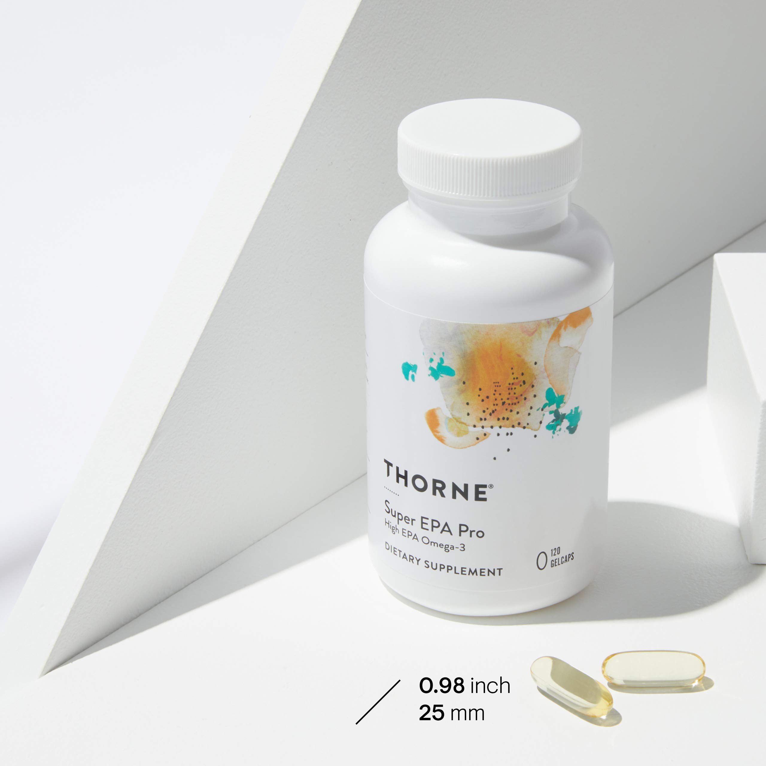 THORNE Super EPA Pro - Omega-3 Fish Oil Supplement with 1300mg EPA & 200mg DHA - Supports Heart Health & Blood Lipid Balance* - 120 Softgels - for Cardiovascular Wellness & Brain Function Support