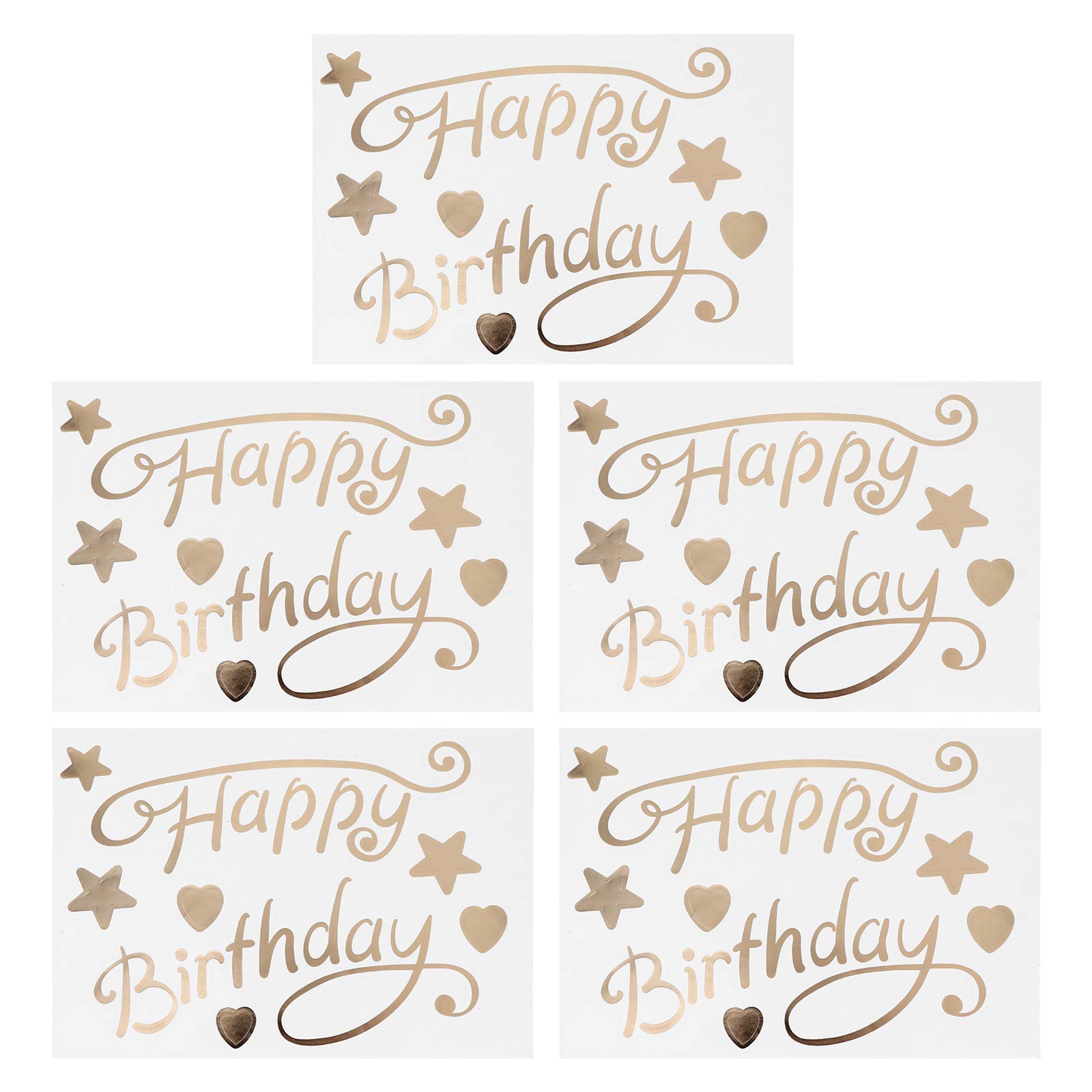 PartyKingdom Creative Birthday Balloon Stickers - Fun Party Decorations for Birthday Celebrations, Baby Showers & Special Events | Self-Adhesive Decals for Walls, Windows & Party Supplies