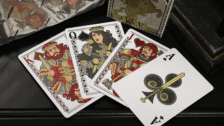 Veni Vidi Vici Metallic Bicycle Playing Cards - Premium Poker Deck for Magic Tricks, Card Games & Collectors (Gift Idea for Card Enthusiasts)