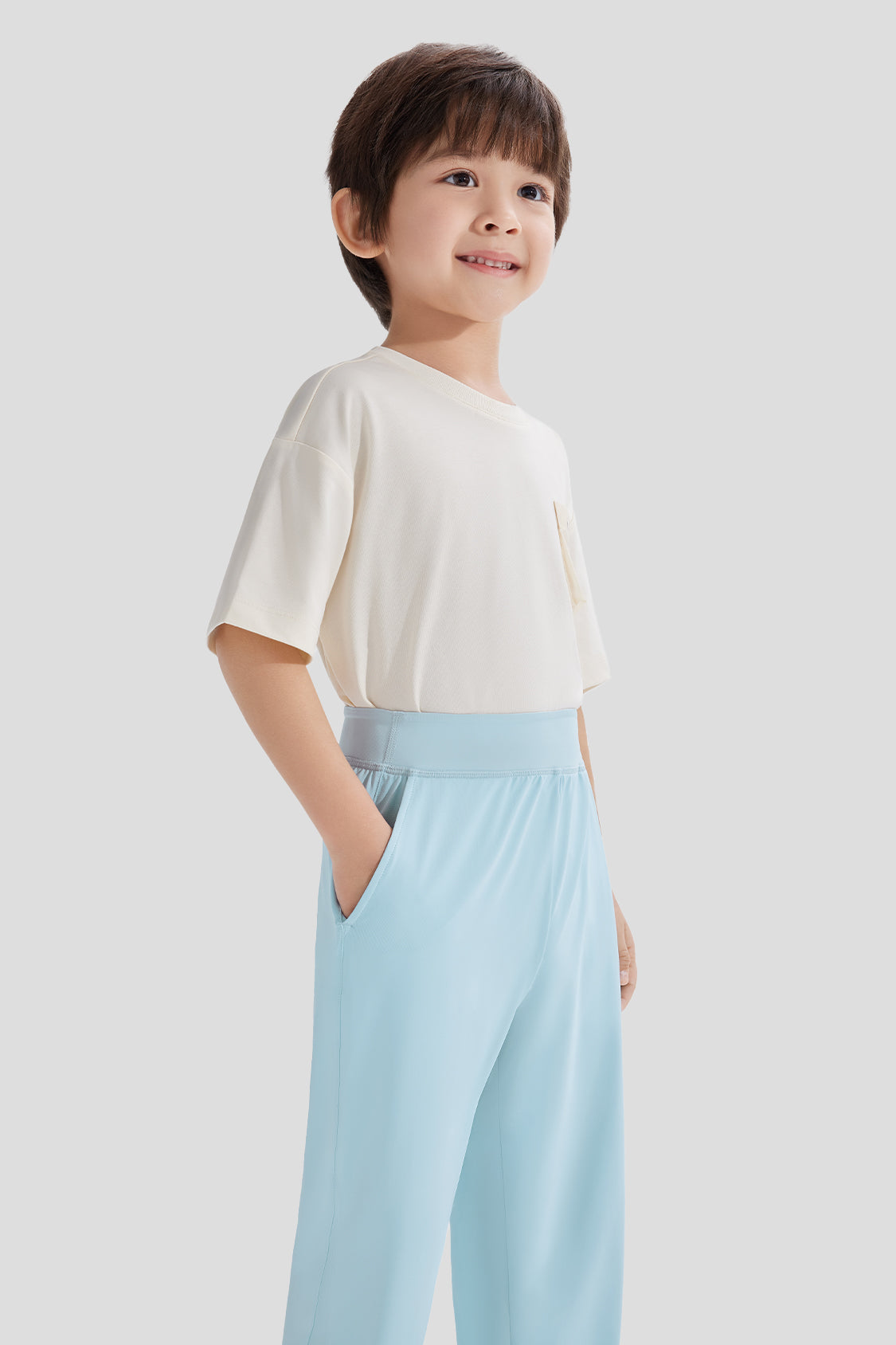 Binu Cloud Kids' Quick-Dry UPF50+ Leggings for Girls & Boys - Perfect for Outdoor Play, Sports & Sun Protection