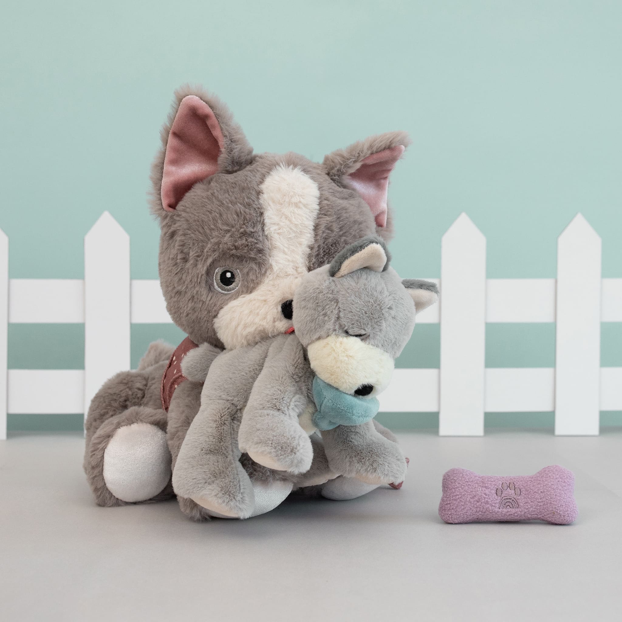 Binky Puppy Banjo - Soft and Durable Dog Chew Toy for Puppies - Perfect for Teething, Playtime, and Training