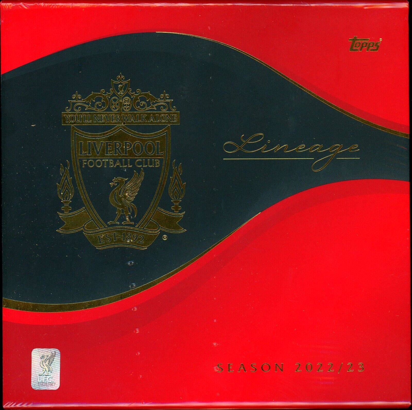 2022-2023 Topps Liverpool Lineage Soccer Hobby Box - 36 Packs with Exclusive Player Cards - Perfect for Collectors & Fantasy Football Fans
