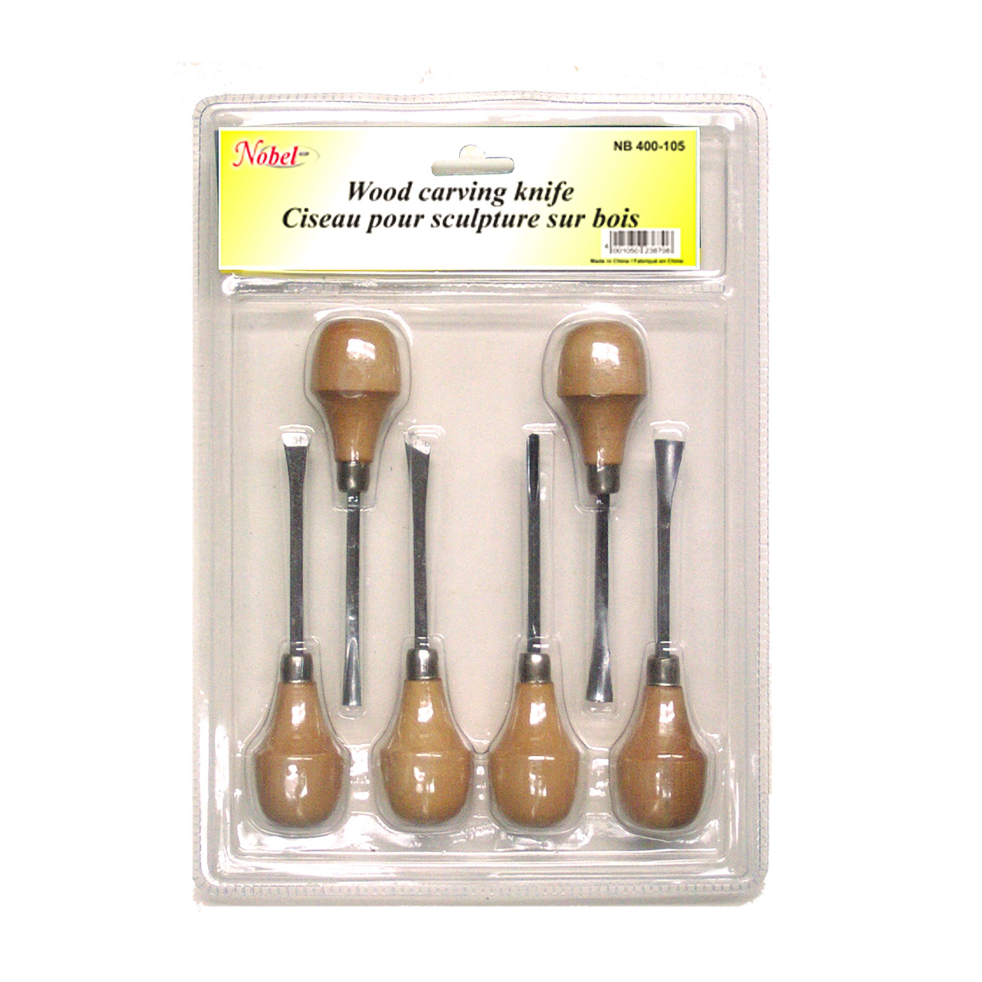 6 Pack Short Handle Wood Carving Knives - Professional Woodworking Tools for Whittling & Sculpting - Perfect for DIY Crafts, Hobbyists & Wood Carvers