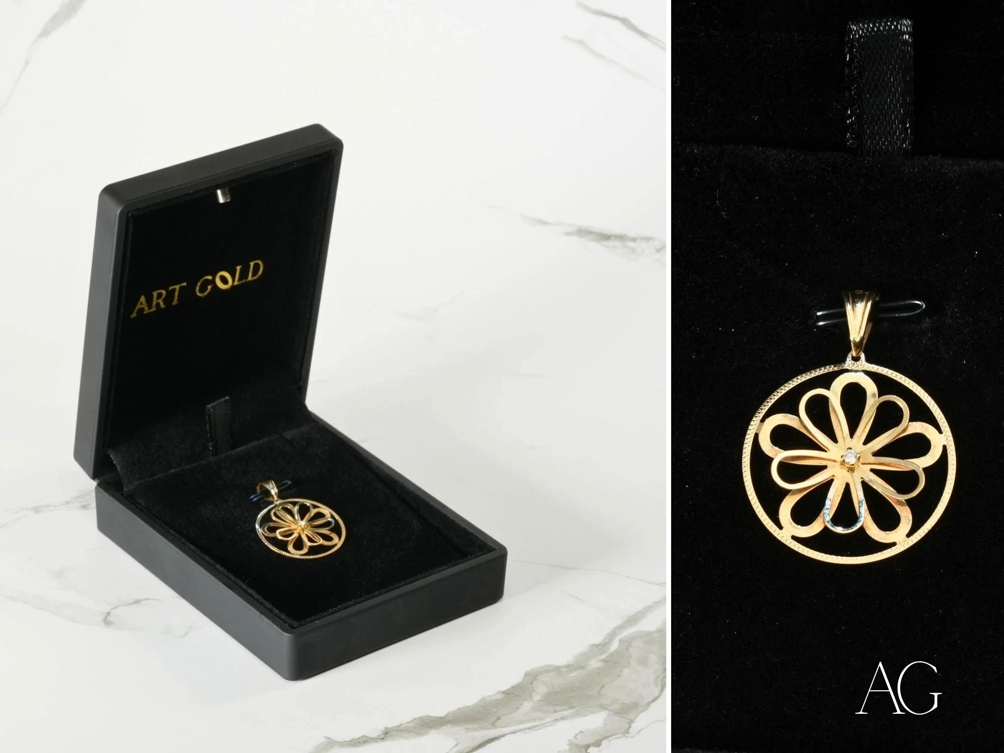 Blooming Grace Flower Pendant Necklace - Elegant Floral Jewelry for Women - Perfect for Weddings, Anniversaries & Special Occasions