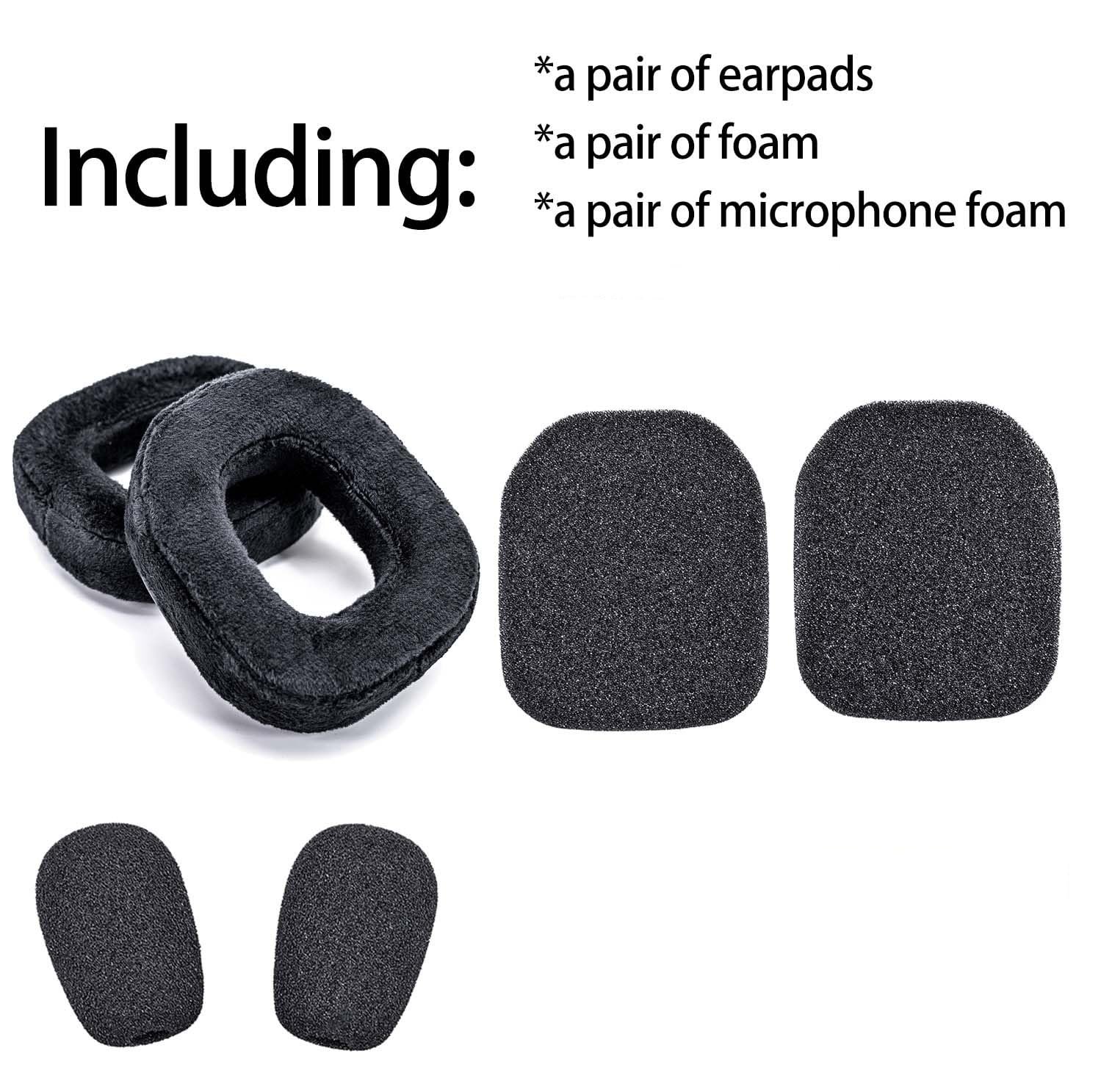 Premium Velour Replacement Ear Pads for Astro A40 & A50 GEN1/GEN2 Gaming Headsets - Soft Comfort Cushions (Not Compatible with A40TR/A50 GEN3/GEN4) - Perfect for Long Gaming Sessions & Noise Isolation