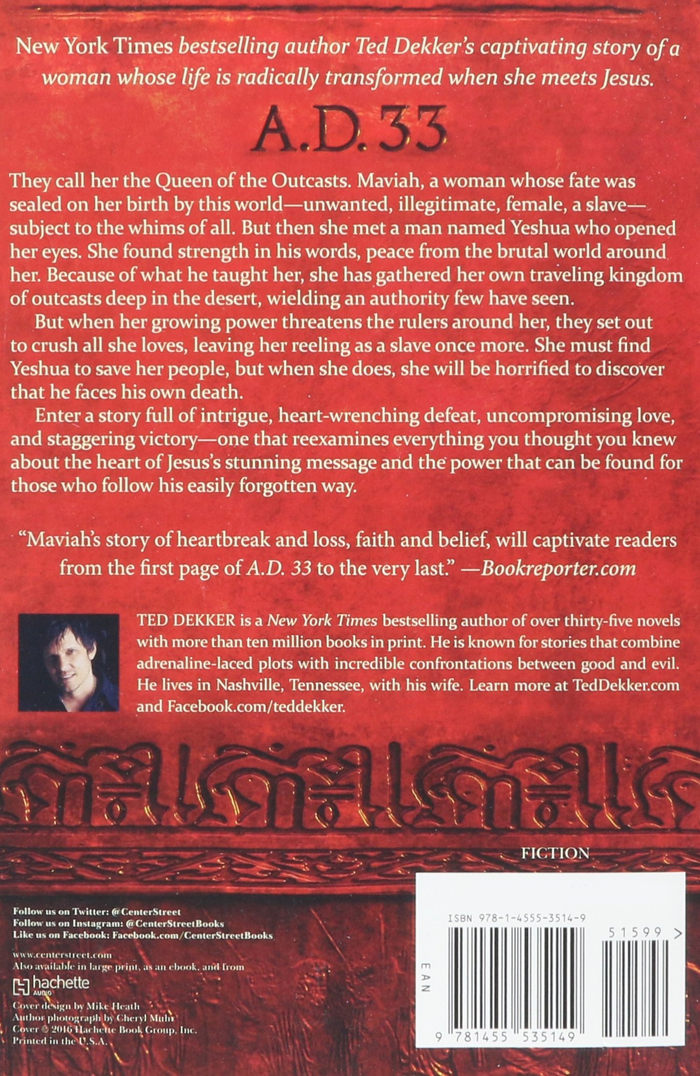 A.D. 33 - Historical Fiction Novel | Christian Biblical Story | Inspirational Reading for Book Clubs & Bible Study Groups