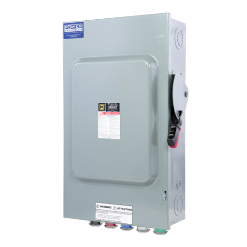 Heavy Duty Cam Lock Non-Fused Disconnect Switch - Single Throw Safety Switch for Industrial Equipment & HVAC Systems | Weatherproof Electrical Disconnect for Motors, Pumps & Machinery