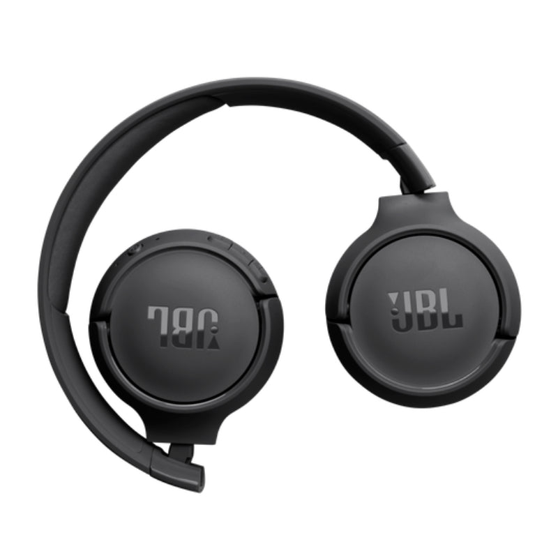 JBL TUNE 520 On-Ear Bluetooth Headphones - Wireless Over-Ear Headset with Pure Bass Sound, 32H Playtime, Lightweight Foldable Design - Perfect for Workouts, Commuting & Travel (Black)