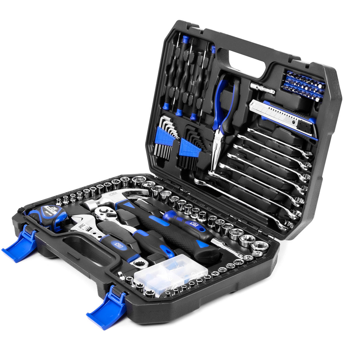 148-Piece Household & Auto Repair Tool Set with Storage Toolbox - Perfect for DIY Projects, Home Maintenance, and Car Repairs