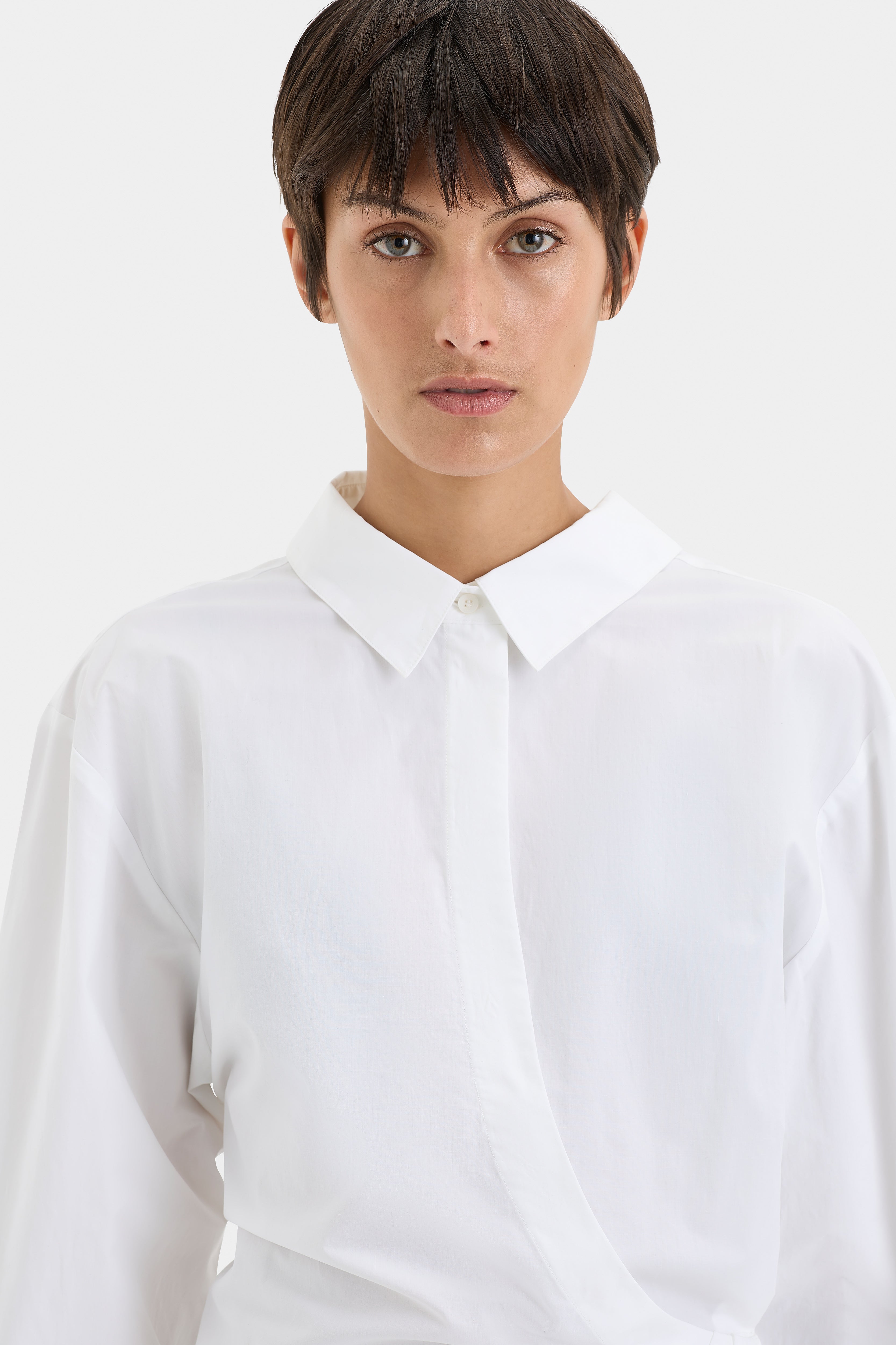 Zaria Women's Casual Shirt Dress - Long Sleeve Button Down Tunic Top with Pockets | Perfect for Office, Travel & Everyday Wear