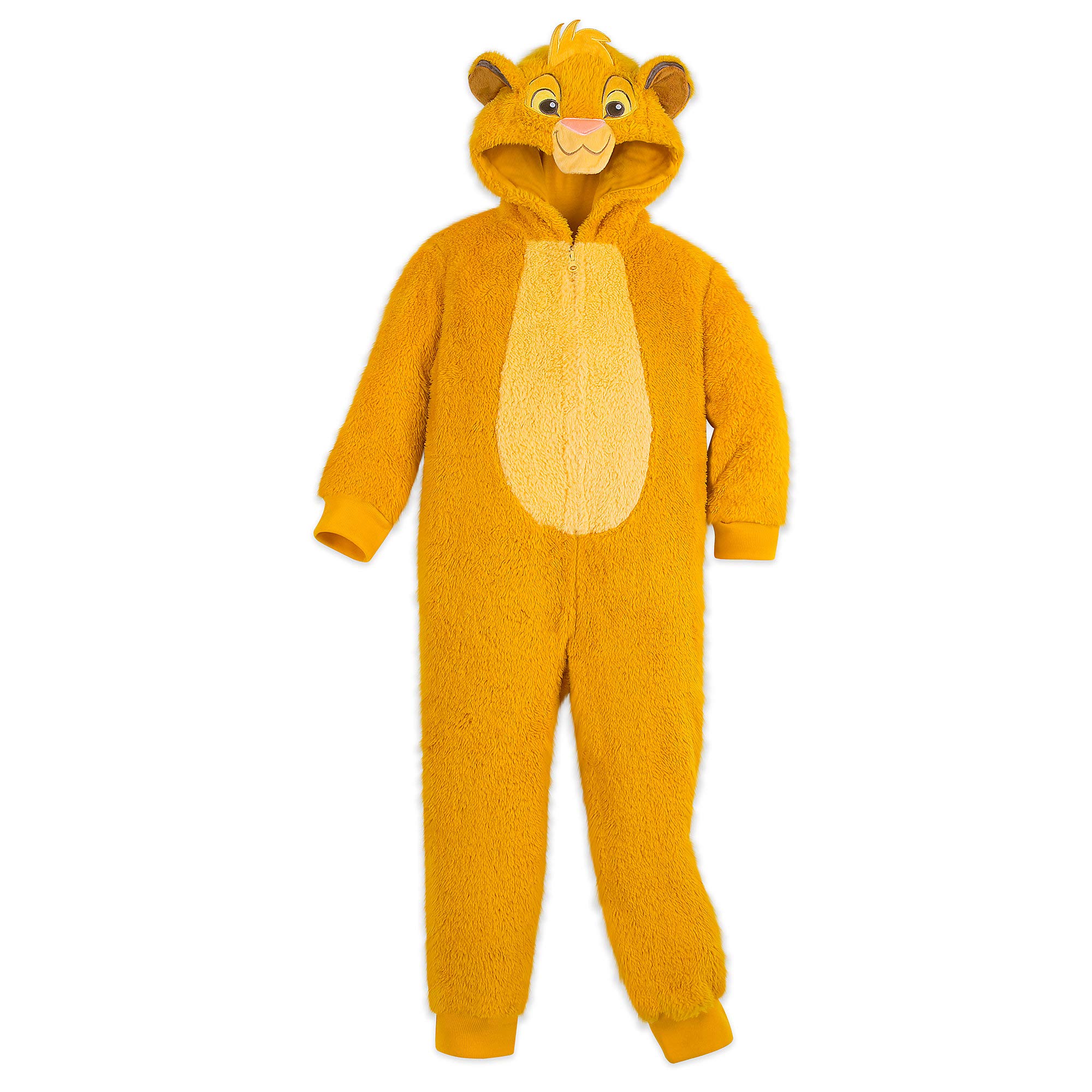 Disney Simba Fleece Bodysuit Pajamas for Kids - Soft & Warm Lion King Sleepwear for Boys & Girls - Perfect for Winter Nights, Sleepovers & Cozy Family Movie Time