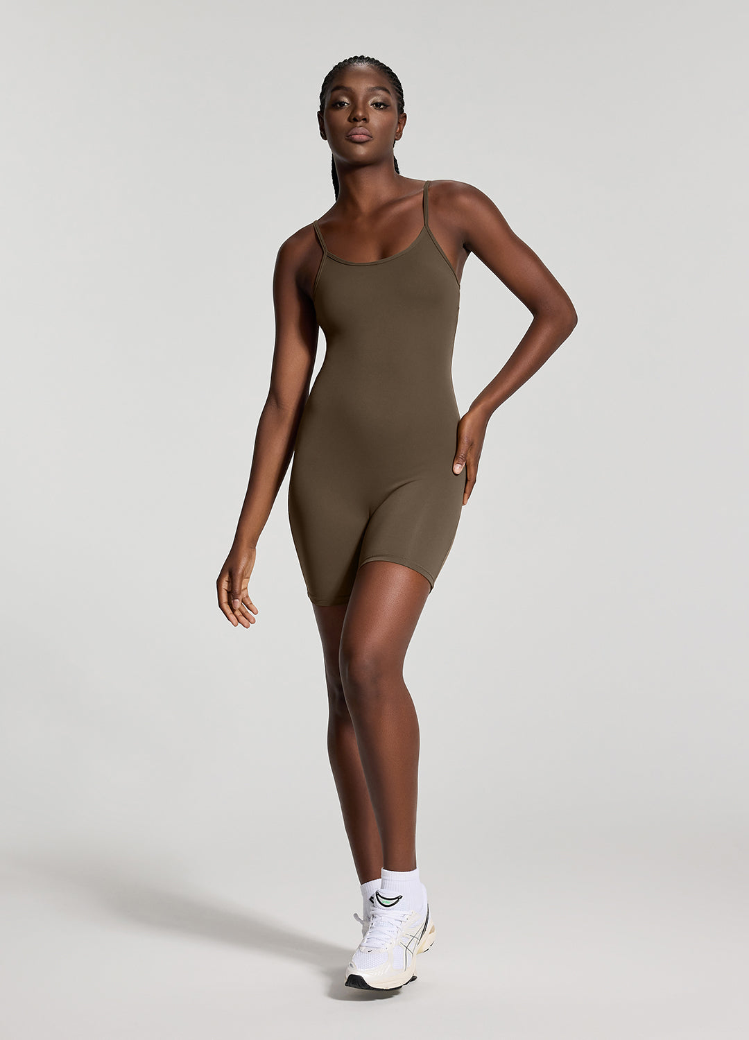 Women's Sleeveless One Piece Bodysuit - Stretchy Comfortable Jumpsuit for Summer | Perfect for Casual Wear, Beach Cover-Up & Layering