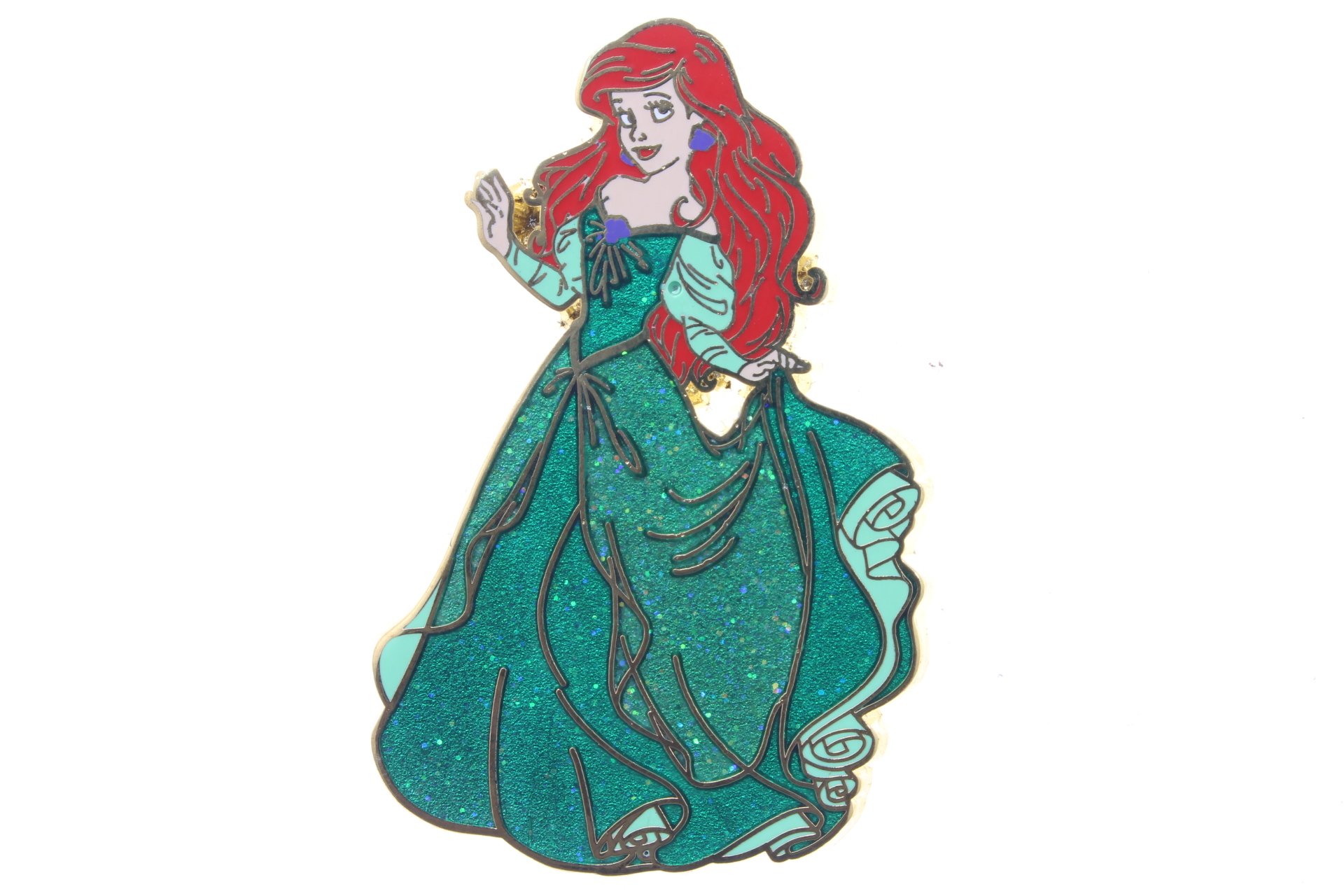 Disney Princess Ariel Glitter Dress for Kids - Sparkly Little Mermaid Costume for Halloween, Birthday Parties & Dress-Up Play