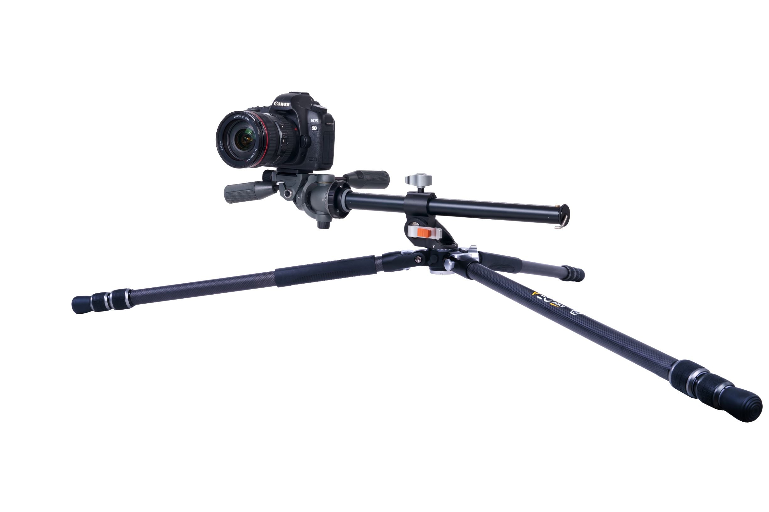 Professional VEO 3+ 263CP Carbon Fiber Tripod with Panhead - Lightweight & Stable for Overhead Shooting, Vlogging, Photography & Travel