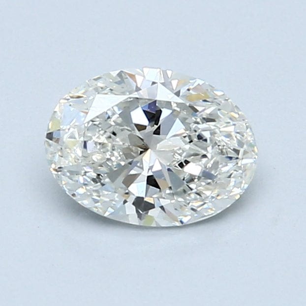 0.90 Carat H SI1 Oval Cut Diamond - Premium Loose Gemstone for Engagement Rings & Fine Jewelry