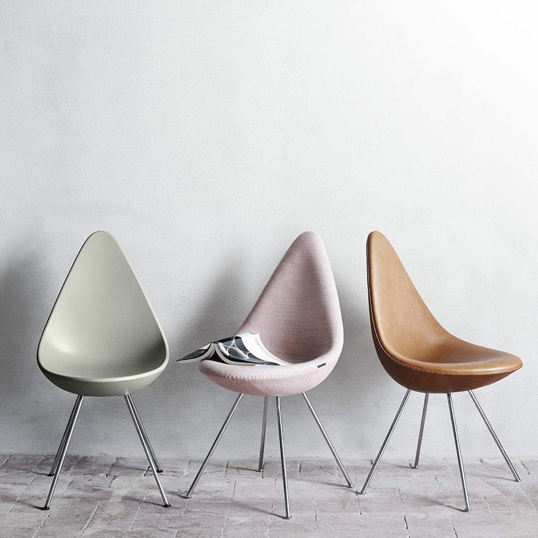 Drop Chair Fully Upholstered - Modern Accent Chair for Living Room, Bedroom & Office - Comfortable Lounge Seating for Home Decor