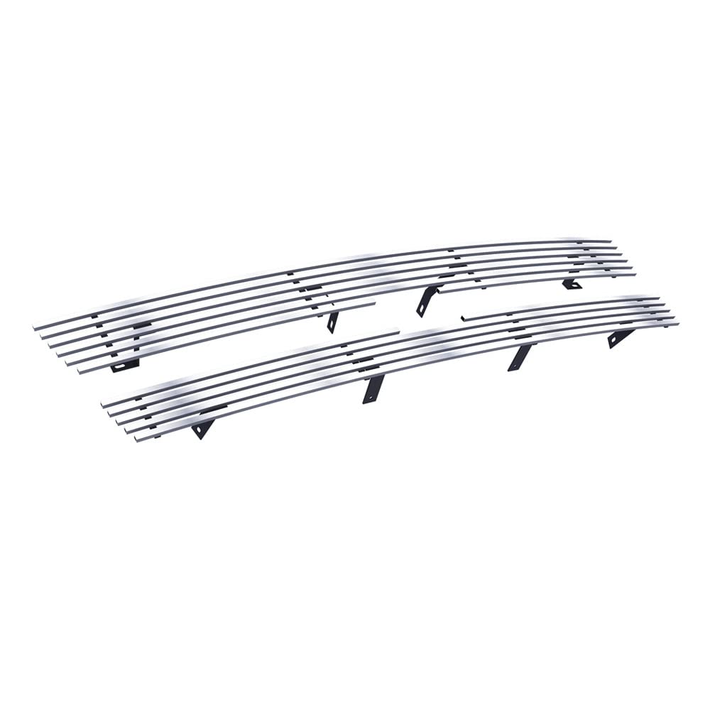 APS Chrome Billet Front Grill Grille Insert C85307A Compatible with Chevy Trailblazer LT LS SS 2002-2005 - Upgrade Your Truck's Style for Off-Roading & Daily Driving