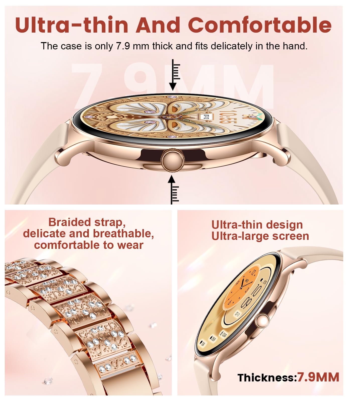 LIGE Smart Watch for Men & Women - 1.43
