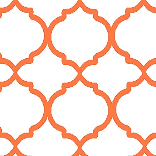 Quatrefoil Orange
