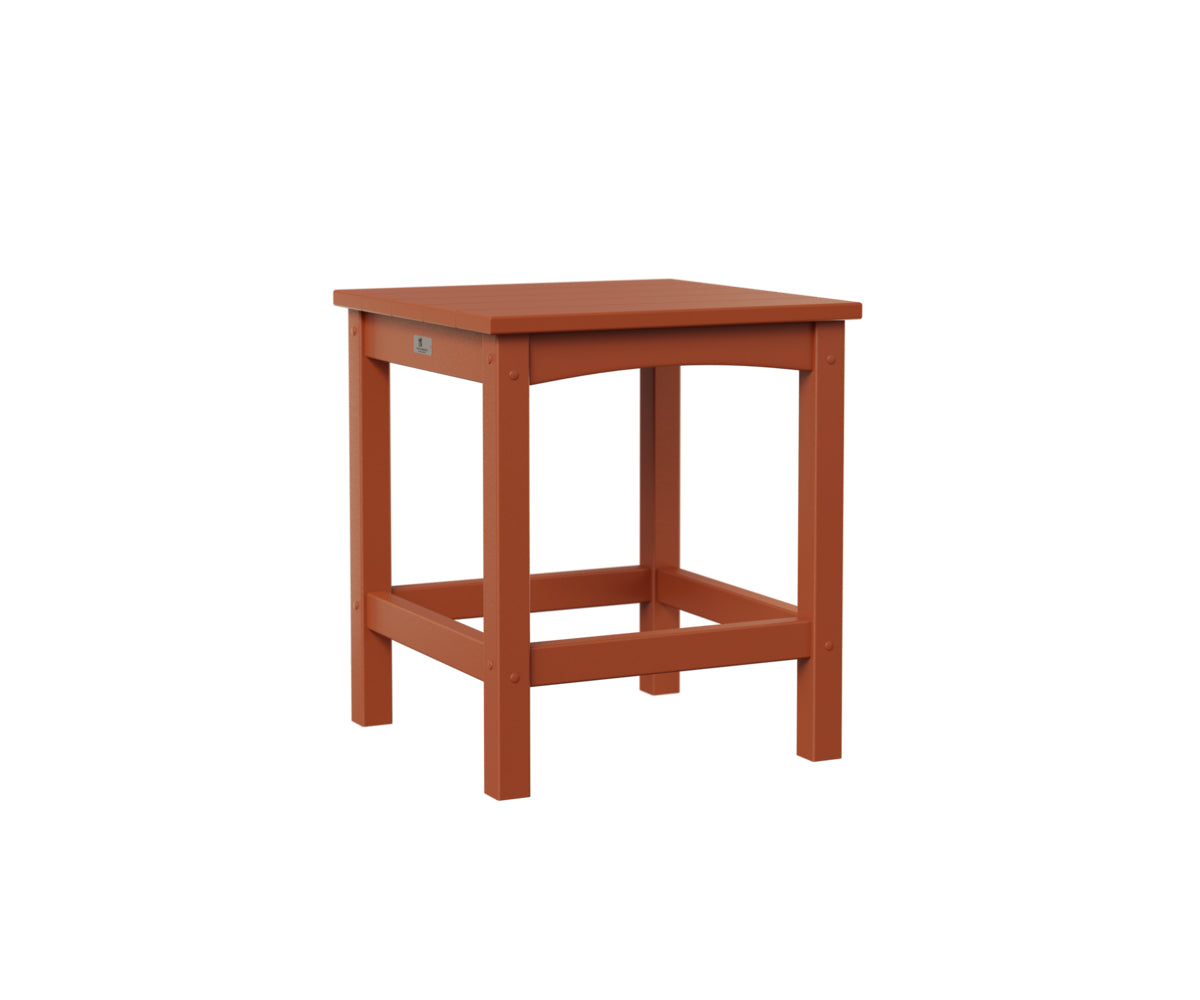 Berlin Gardens Camden Square End Table - Stylish & Durable Side Table for Living Room, Bedroom, or Patio - Perfect for Coffee, Books & Decor