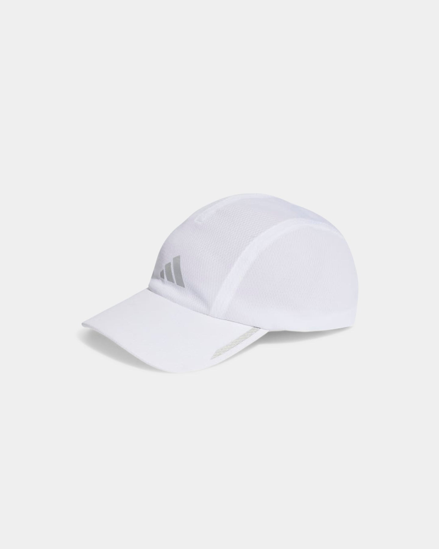 Adidas Running Cap with Mesh Back - Breathable Adjustable Strapback Hat for Men & Women - Perfect for Jogging, Workouts, and Outdoor Sports - White