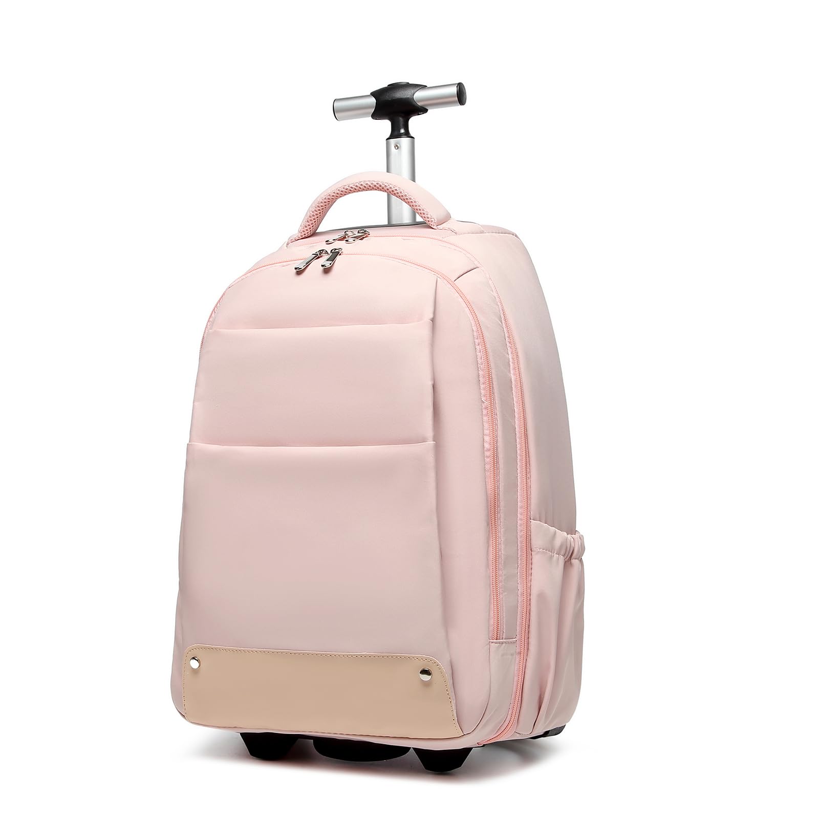 17 Inch Rolling Laptop Backpack with Wheels - Water Resistant Travel Backpack for Men & Women, Airline Approved Carry-On Trolley Bag - Perfect for Business Trips, Commuting, and Air Travel