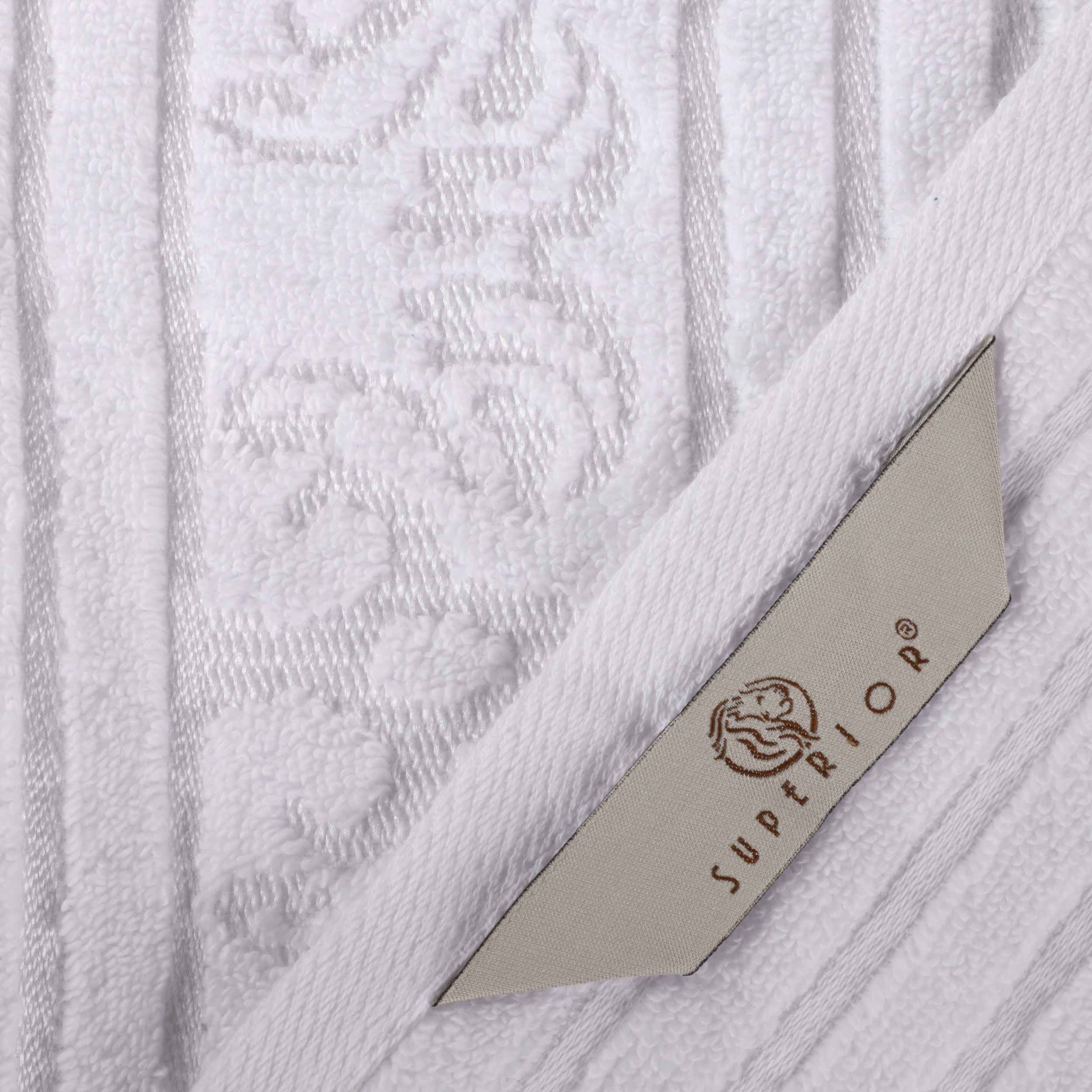 Premium 100% Zero Twist Cotton Bath Sheet Set of 2 - Ultra Soft & Absorbent Solid & Jacquard Floral Design - Luxury Bath Towels for Spa, Hotel & Home Use
