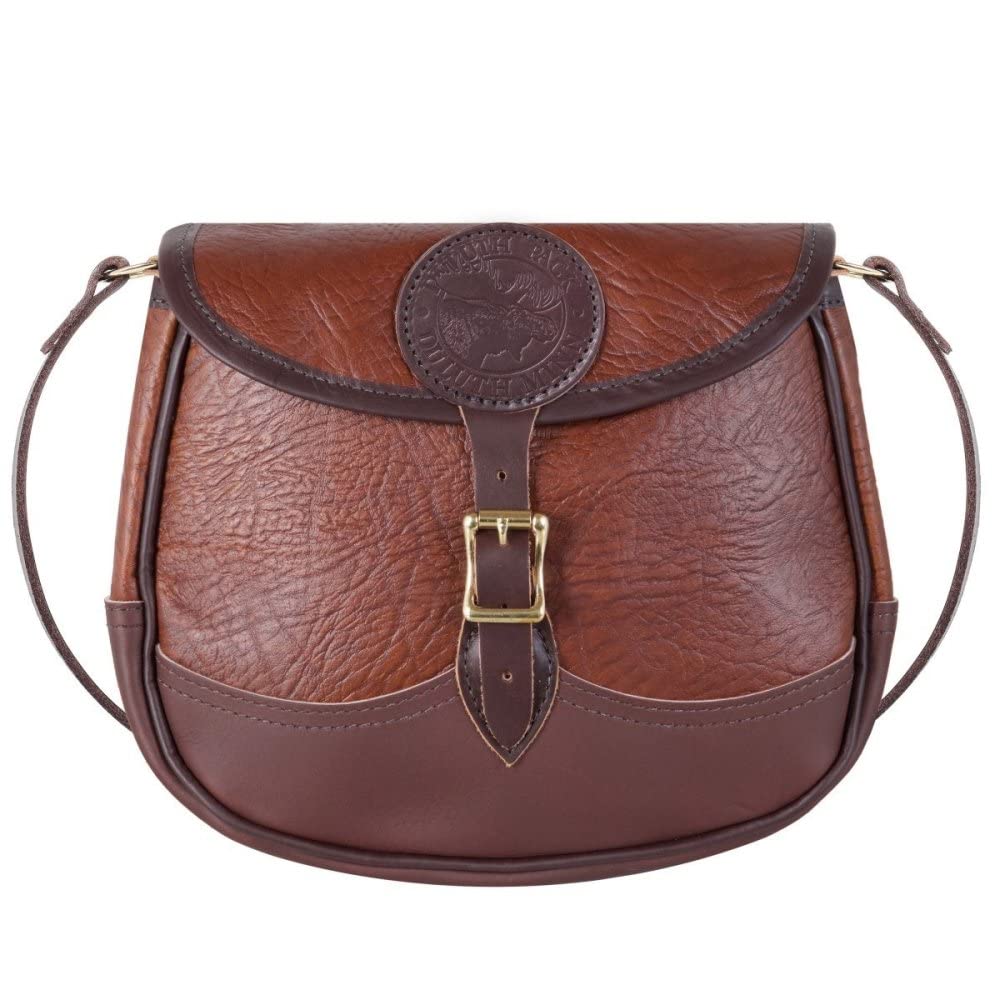 Duluth Pack Genuine Bison Leather Large Shell Purse for Women - Stylish & Durable Handbag for Work, Travel & Everyday Use