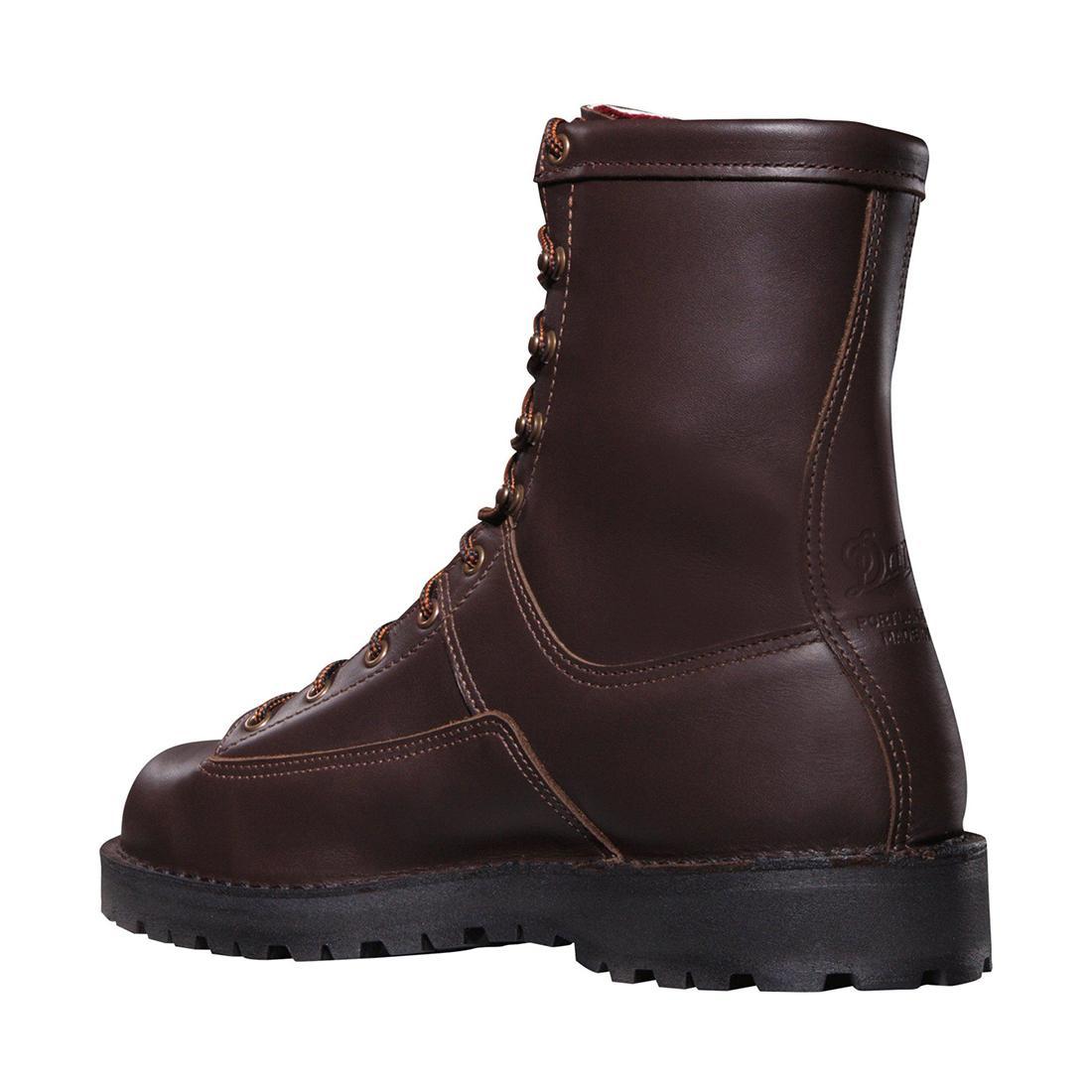 Men's Winter Hooded Lightweight 8-Inch 200G Insulated Boots in Brown - Perfect for Hiking, Snow Sports & Cold Weather Outdoor Activities