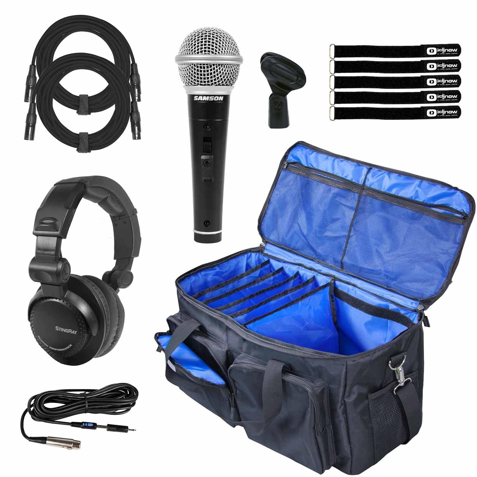 CLUTCH CL-CADDY200 Premium Utility Storage & Transport Bag for Headphones, Cables & Tech Accessories - Perfect for DJs, Musicians & Travel Organization