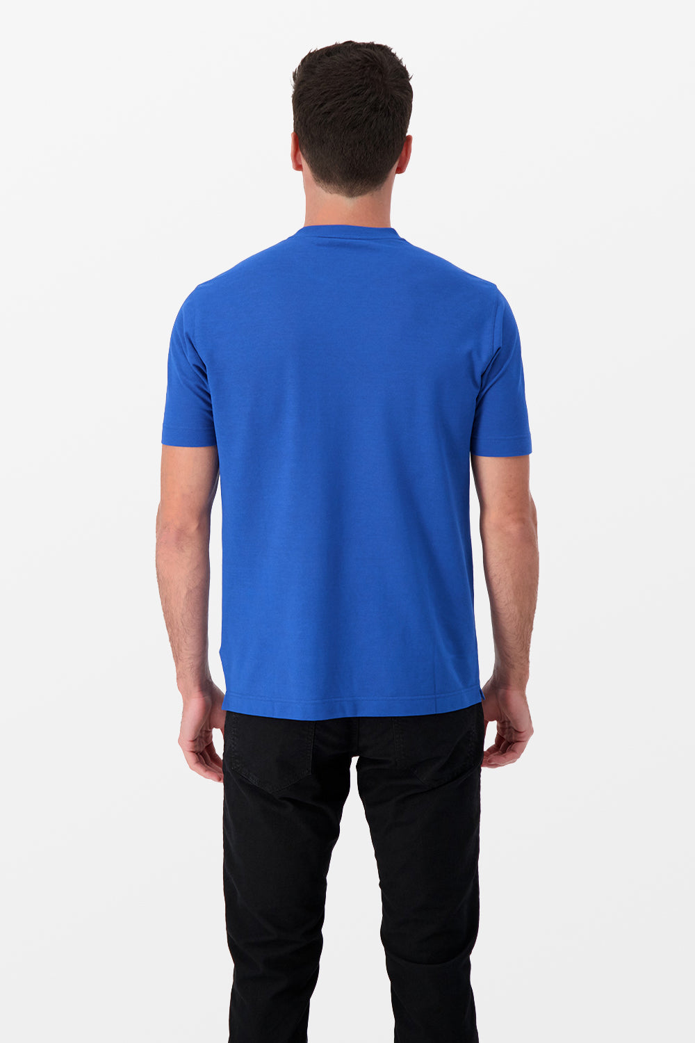 Zanone Blue Mc Man T-Shirt - Premium Cotton Men's Casual Tee for Everyday Wear & Street Style