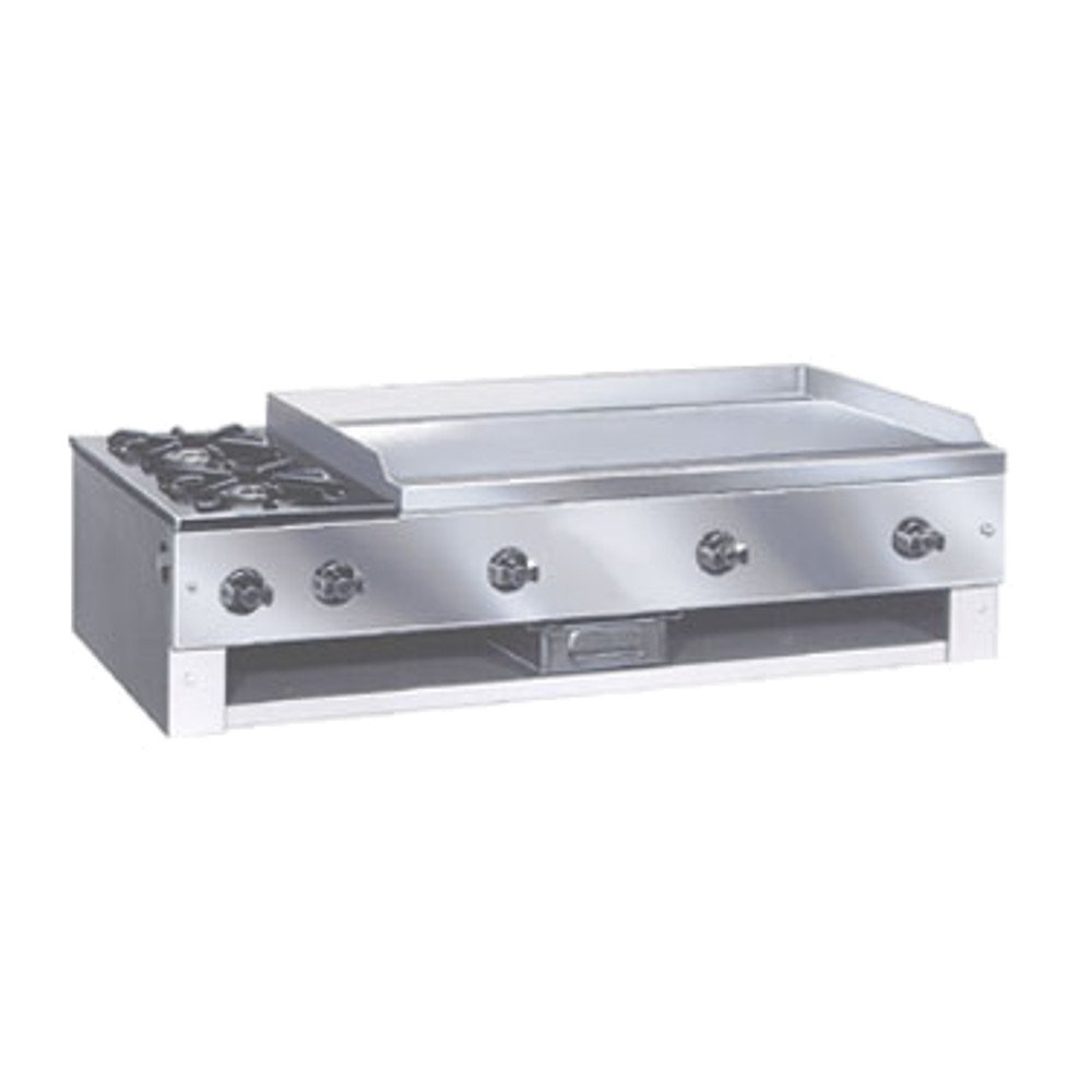 Electric Countertop Hot Plate & Griddle Combo - 2-in-1 Portable Cooking Appliance for Kitchen, Camping & Dorm Use - 10301 Model