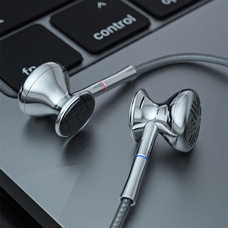 FiiO FF3 14.2mm Large Dynamic Driver HiFi Earbuds - Premium Sound Quality for Audiophiles, Music Lovers & Gaming Enthusiasts - Perfect for Travel, Workouts & Daily Commute