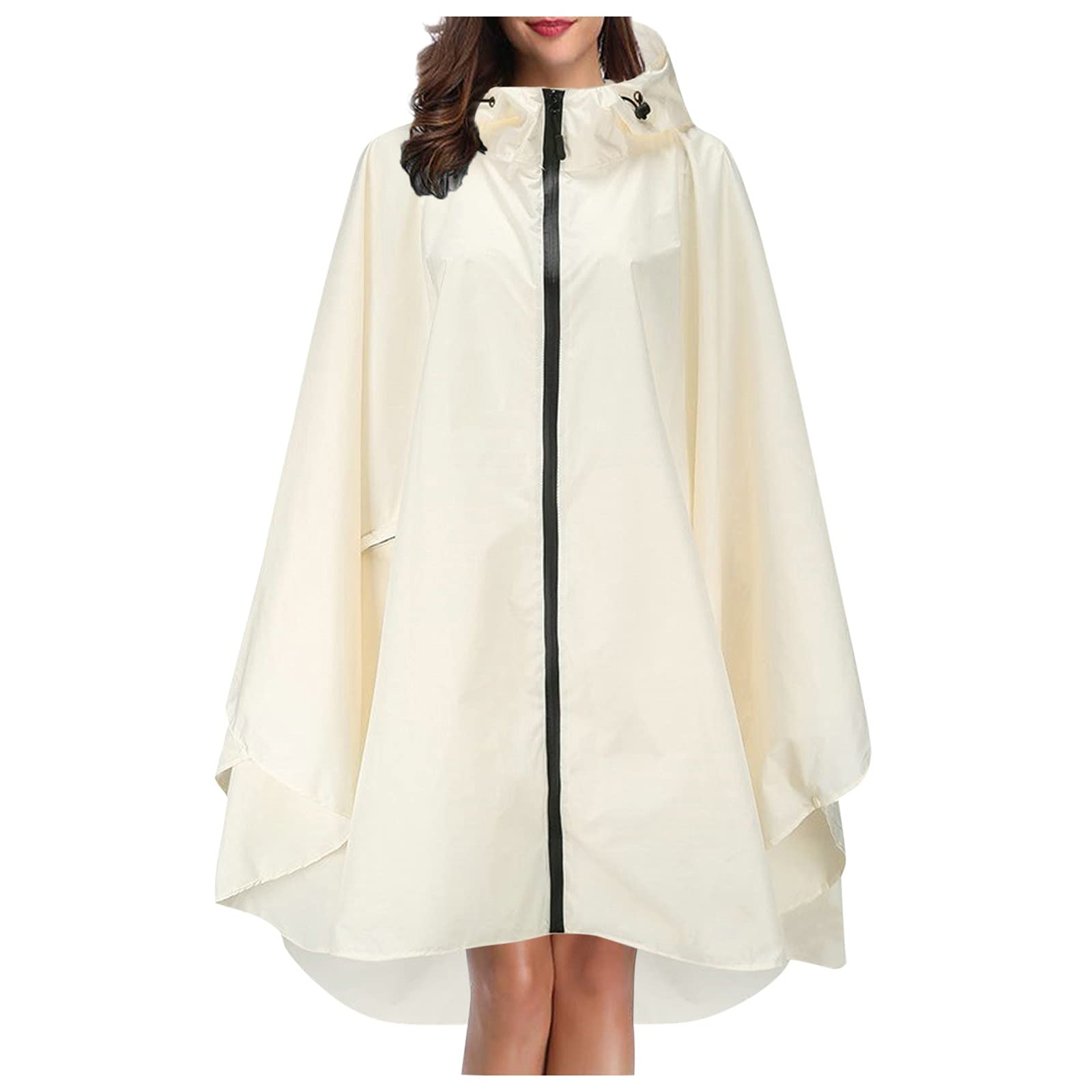 Waterproof Hooded Rain Jacket for Teens - Outdoor & Travel Use