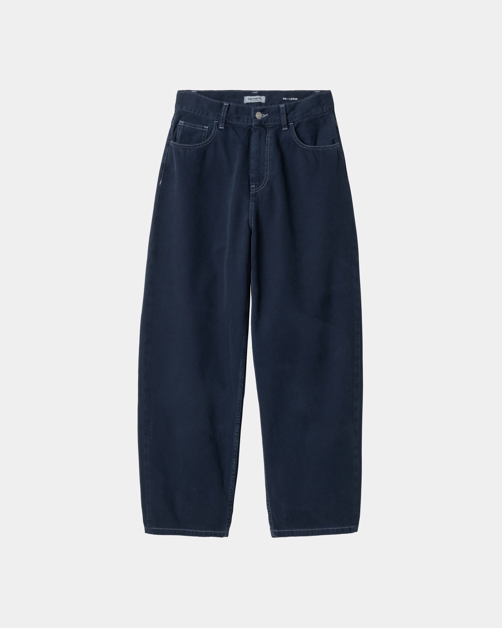 Women's Brandon Twill Pants in Ink (Stone Dyed) - Comfortable & Stylish Casual Trousers for Work, Travel & Everyday Wear