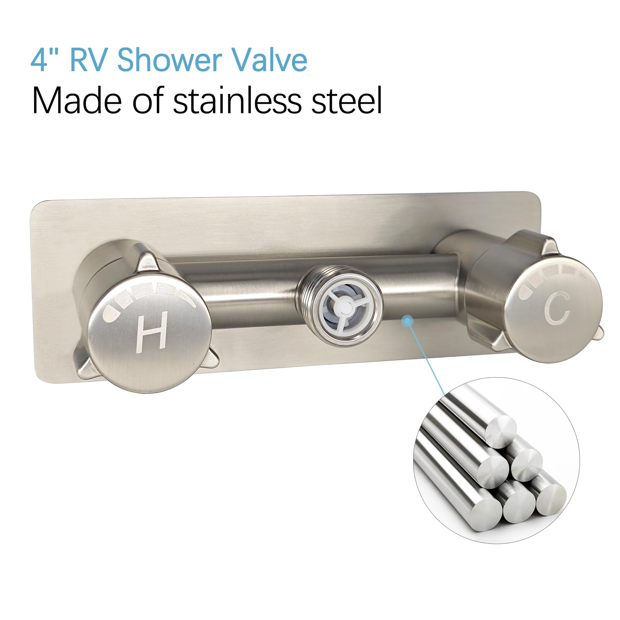 RV Exterior Quick Connect Detachable Shower Head - 71