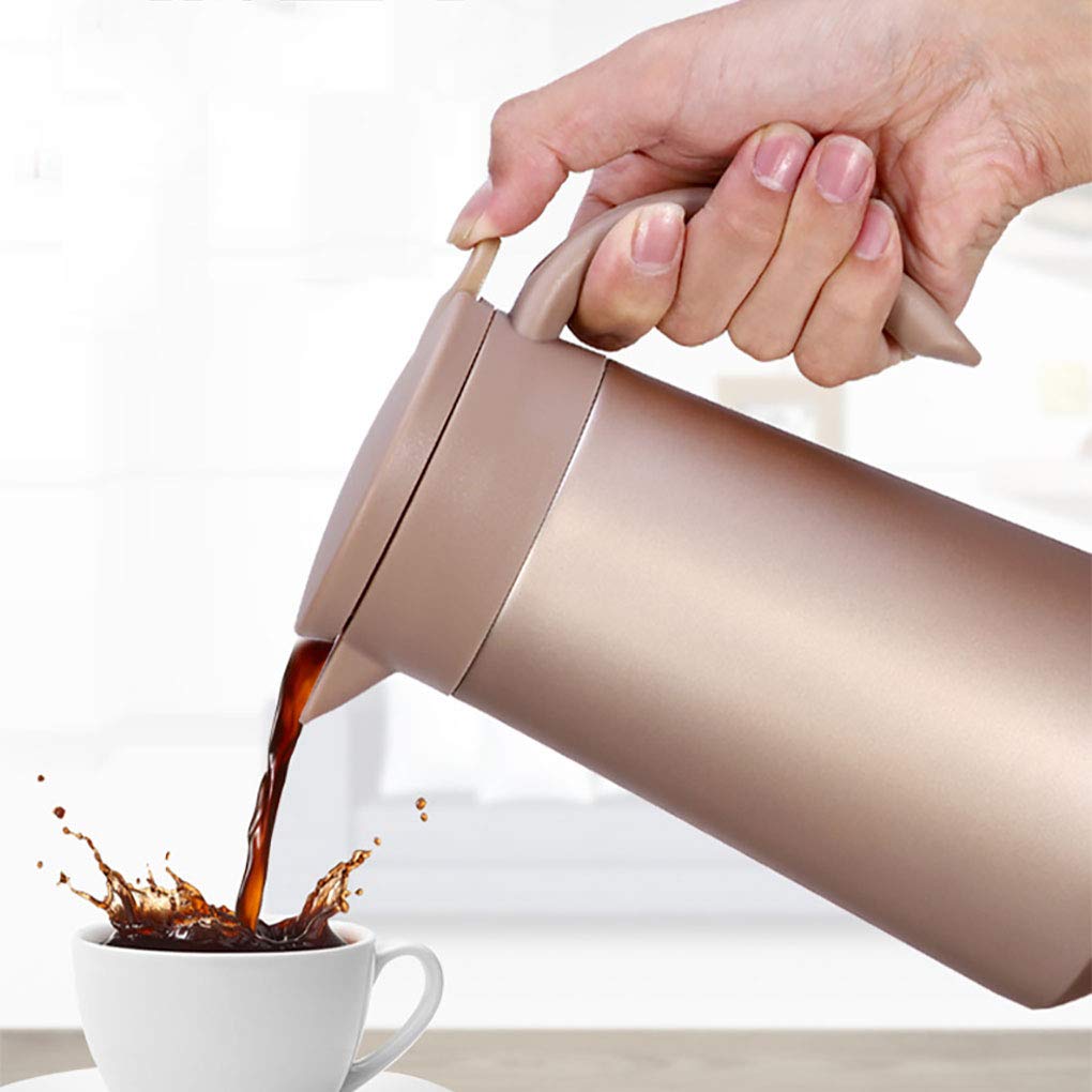Stainless Steel Thermal Coffee Carafe 27oz - Vacuum Insulated for Tea & Milk - Home & Office Use