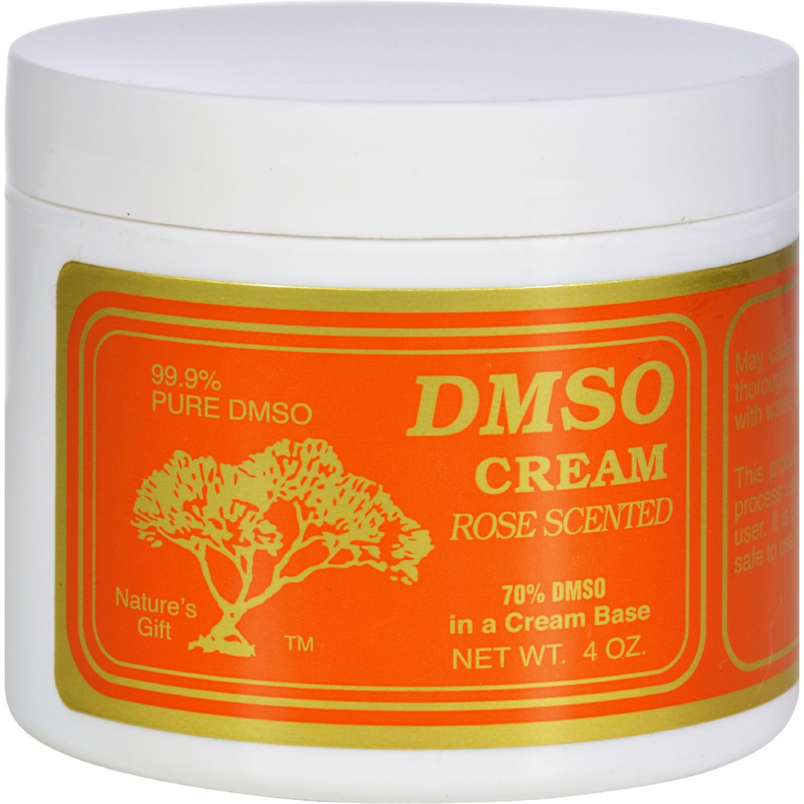 Organic DMSO Cream with Rose Scent - 2 oz for Muscle Pain Relief & Skin Care - Perfect for Massage Therapy & Joint Pain Relief