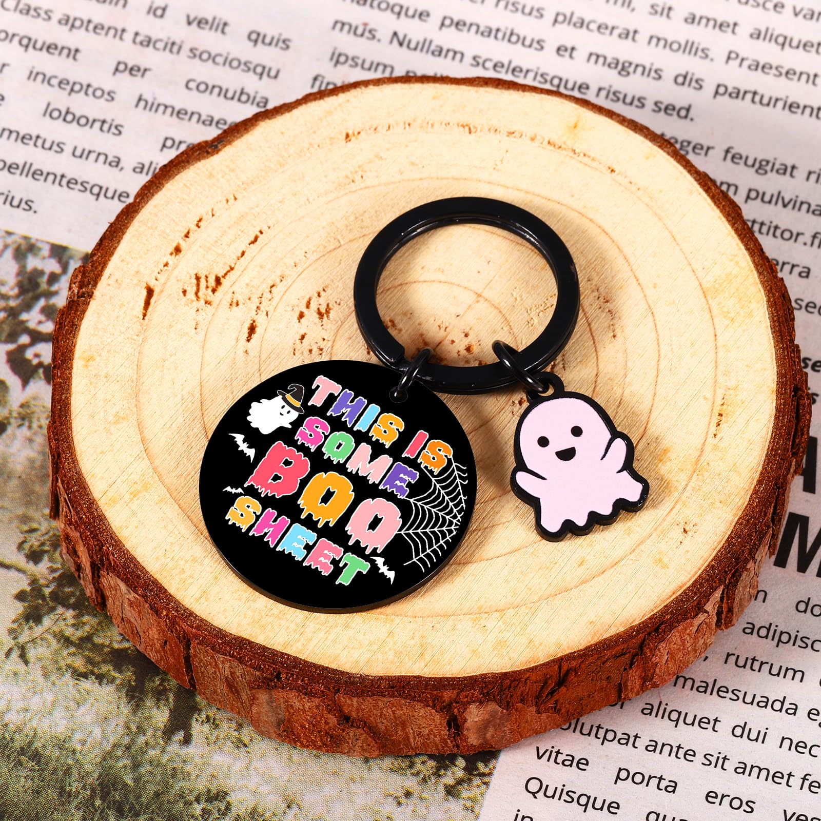 Valentine's Day Gifts for Her - Cute Ghost Keychain & Unique Spooky Gifts for Girlfriend, Women & College Girls | Scream Merch, Ghost Stuff & Birthday Presents | Perfect for Halloween, Dorm Decor & Friend Gifts