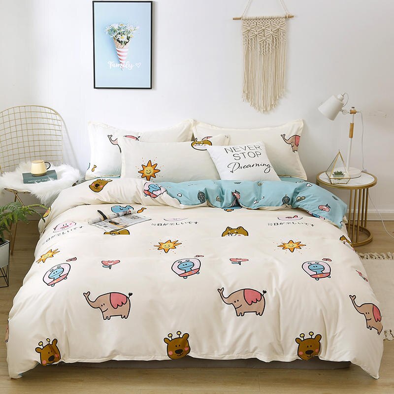 Kids Elephant Bedding Set - Soft & Cute Jungle Theme Bedroom Decor for Boys & Girls | Perfect for Nursery, Toddler Room & Birthday Gifts