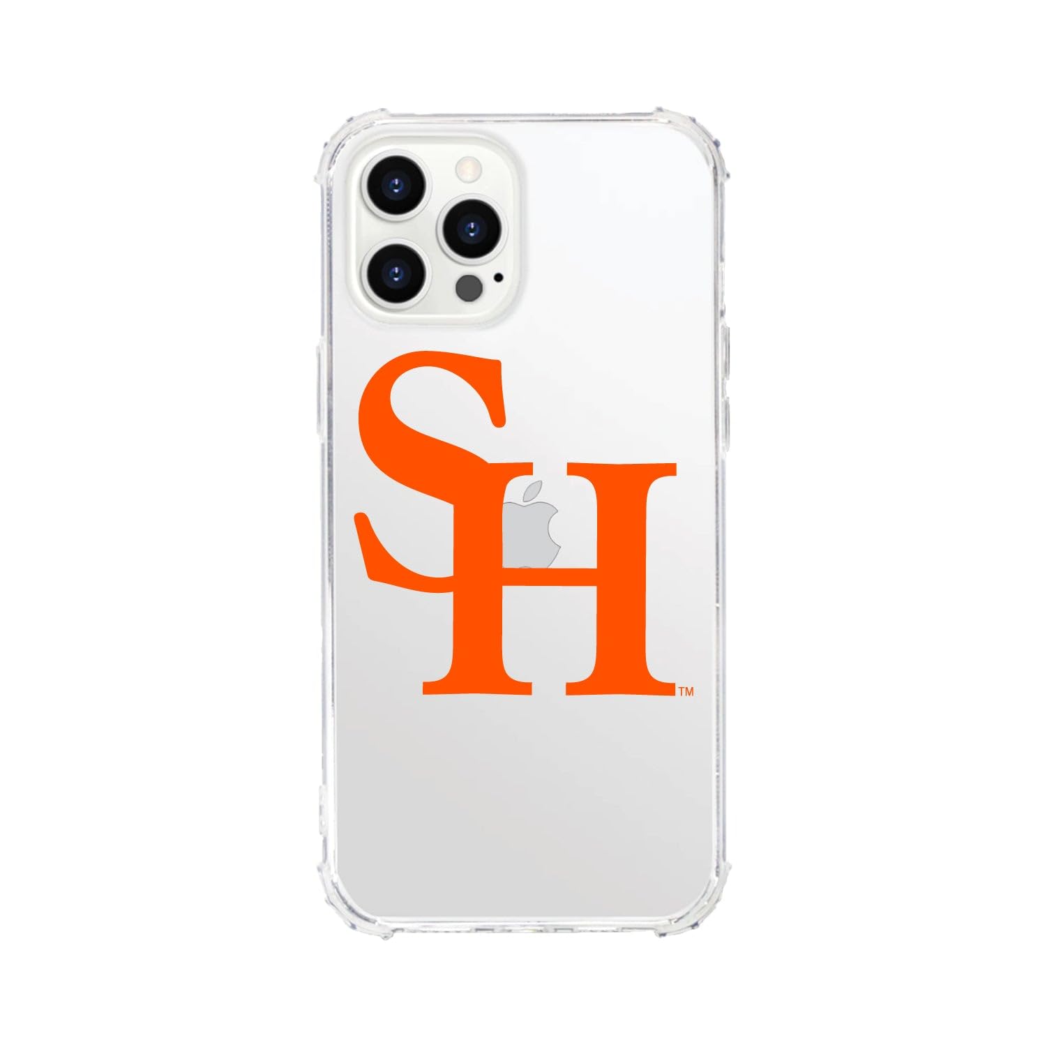 OTM Essentials Durable Phone Case for iPhone 13 - Shockproof Tough Edge Protection - Sam Houston State University Themed - Classic White Design - Perfect for College Students & Alumni