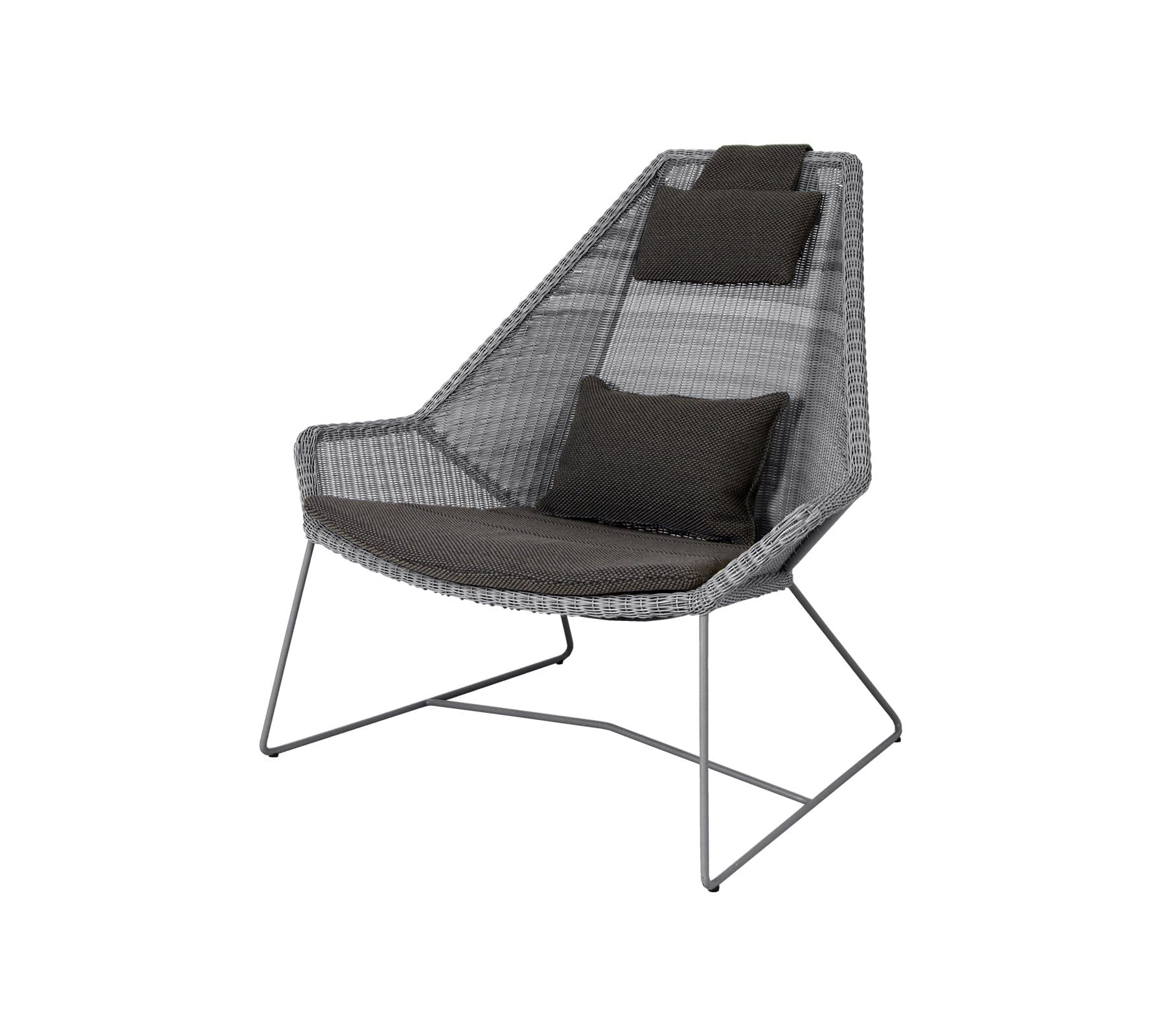 Breeze Highback Outdoor Chair - Comfortable Patio Lounge Chair for Backyard, Poolside, and Garden Relaxation
