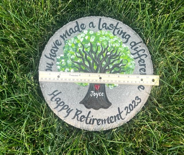 Personalized Retirement Gifts for Men & Women - Custom Engraved Chesnut Tree Keepsake - Thoughtful Retirement Present for Coworkers, Boss, Teachers - Office Decor & Home Display Gift Idea