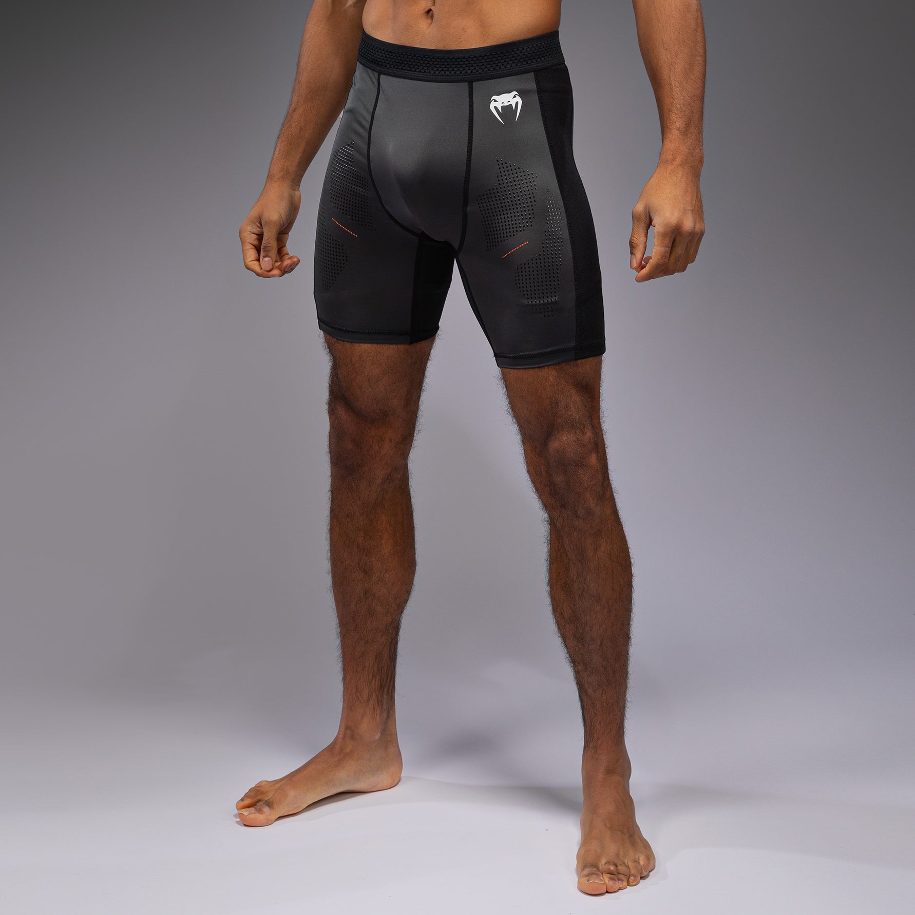 Venum Technical 3.0 Vale Tudo MMA Shorts - Graphite Gray for Brazilian Jiu-Jitsu, Muay Thai & MMA Training - Lightweight & Durable Fight Shorts